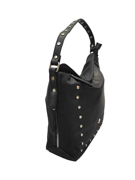 borsa donna di beverly hills polo club bh-3461 nero/cuoio