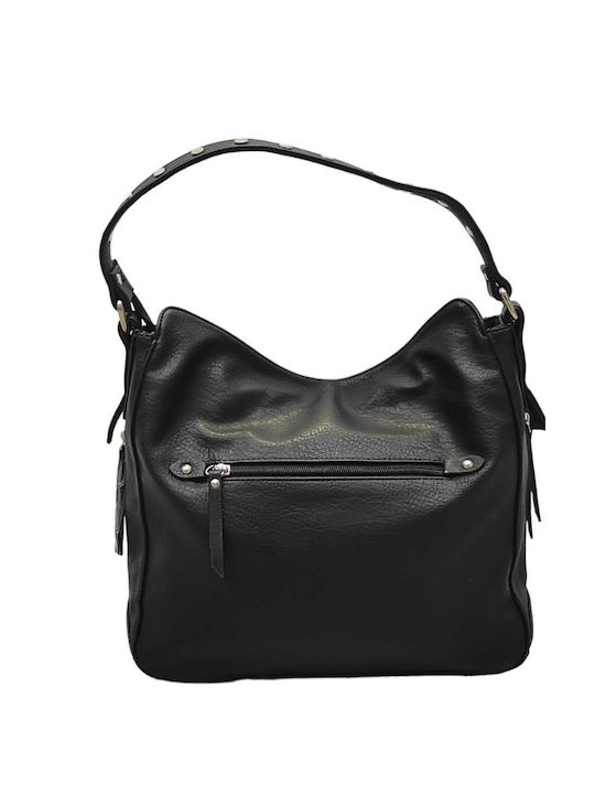 borsa donna di beverly hills polo club bh-3461 nero/cuoio