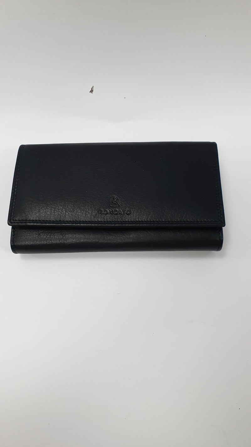 Portafoglio donna roncato nero/ marrone