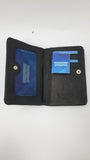 Portafoglio piccolo unisex gai mattiolo nero/verde/ cuoio