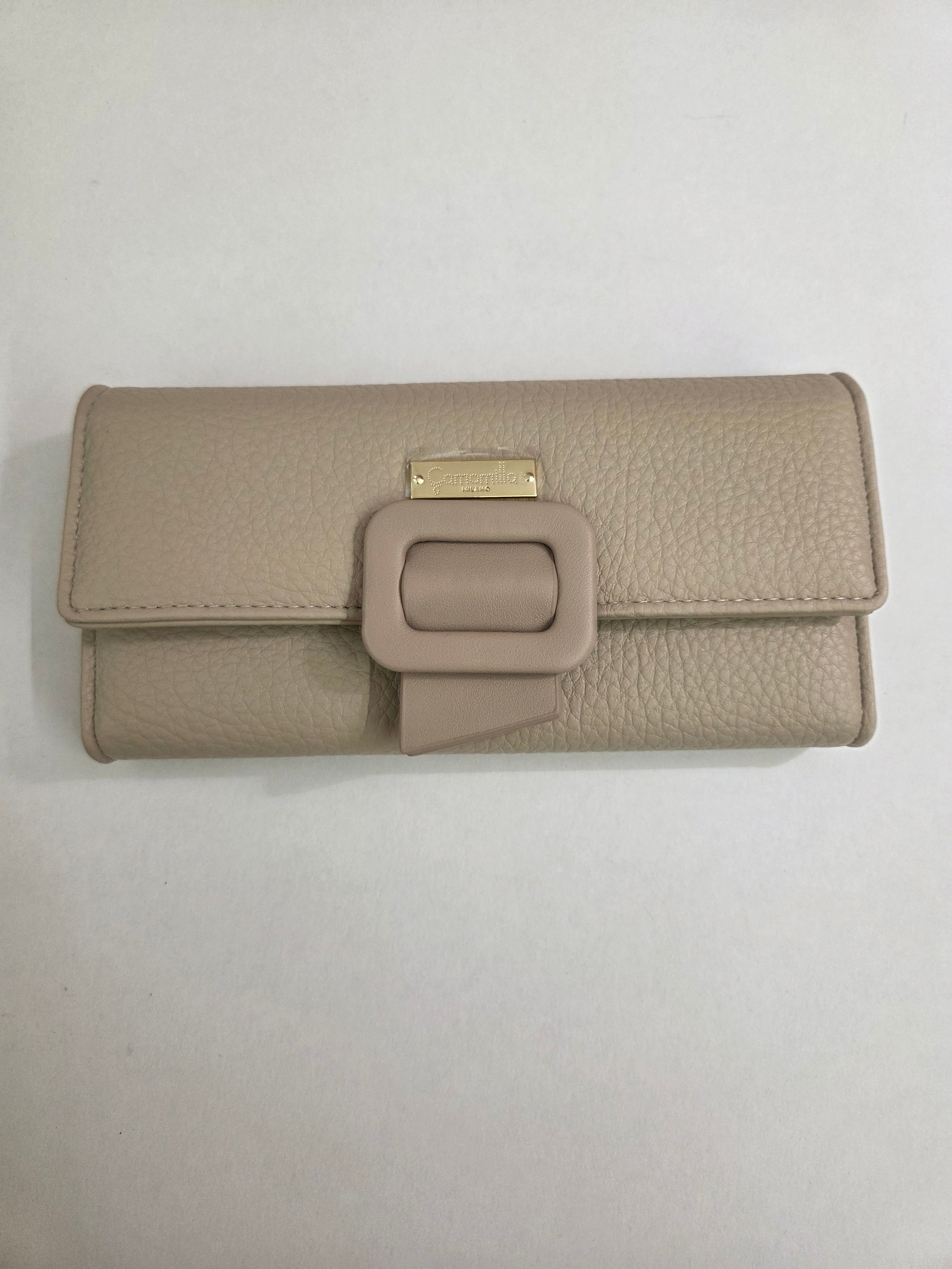 Portafoglio patta L Tess di camomilla Milano nero/ tortora/ rosa / beige/ verde