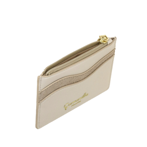 Portacarte zip emma marrone di camomilla Milano