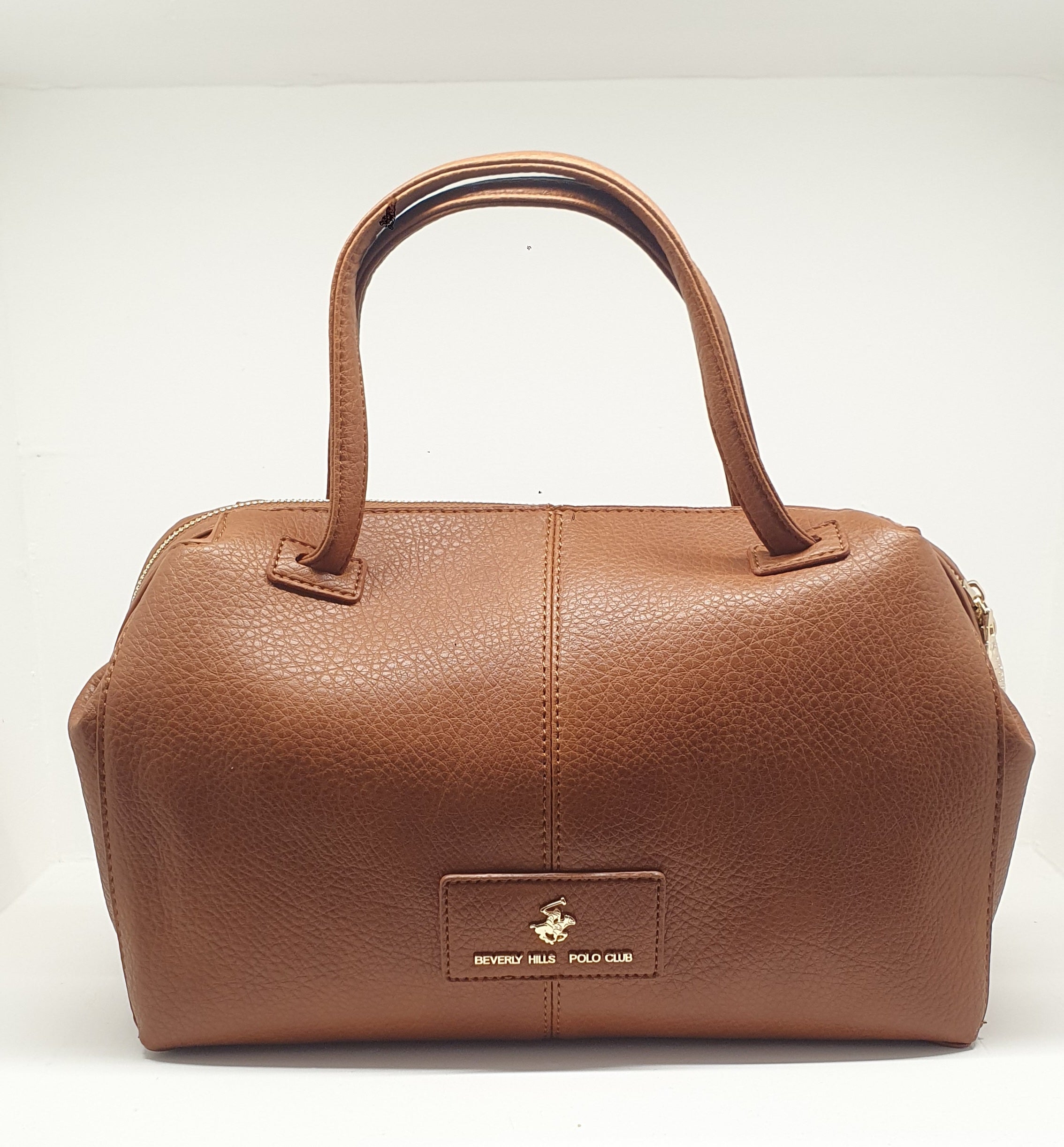 borsa donna beverly hills polo club bh-4221 blu navy/nero / cuoio