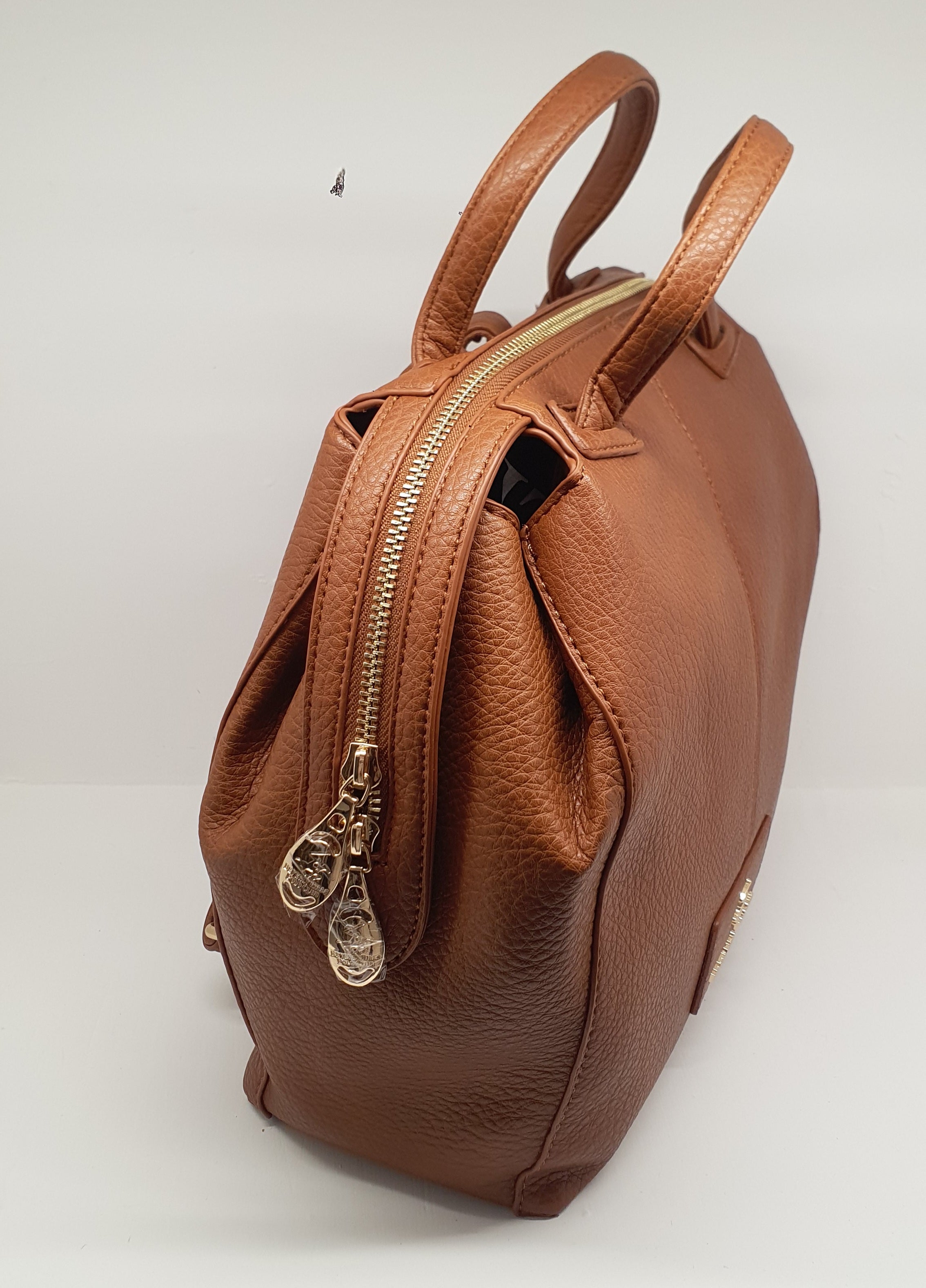 zaino odonna beverly hills polo clu bh-4223 blu navy/nero/ cuoio