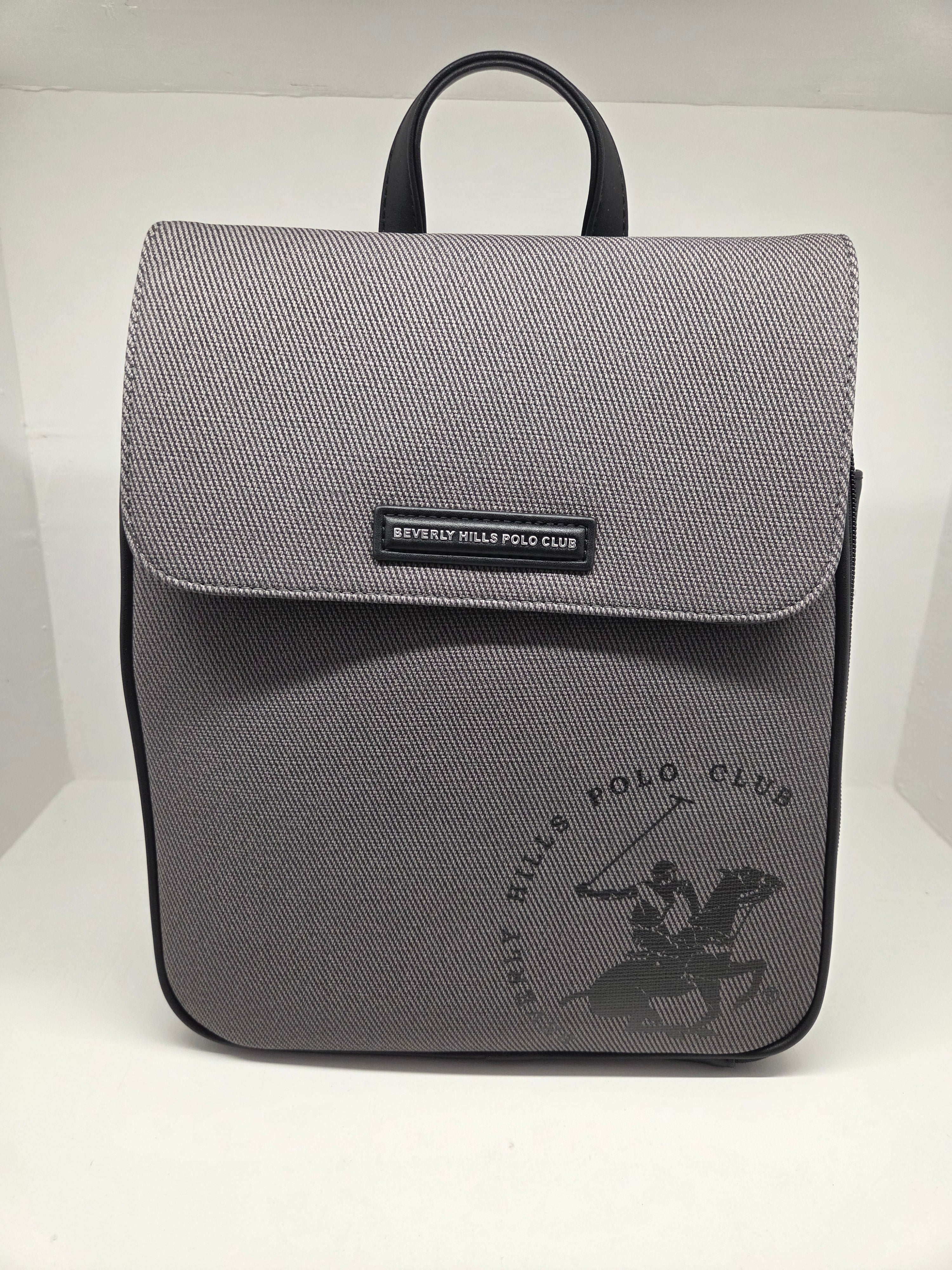 zaino donna beverly hills pilo club bh-4213 beige/ nero