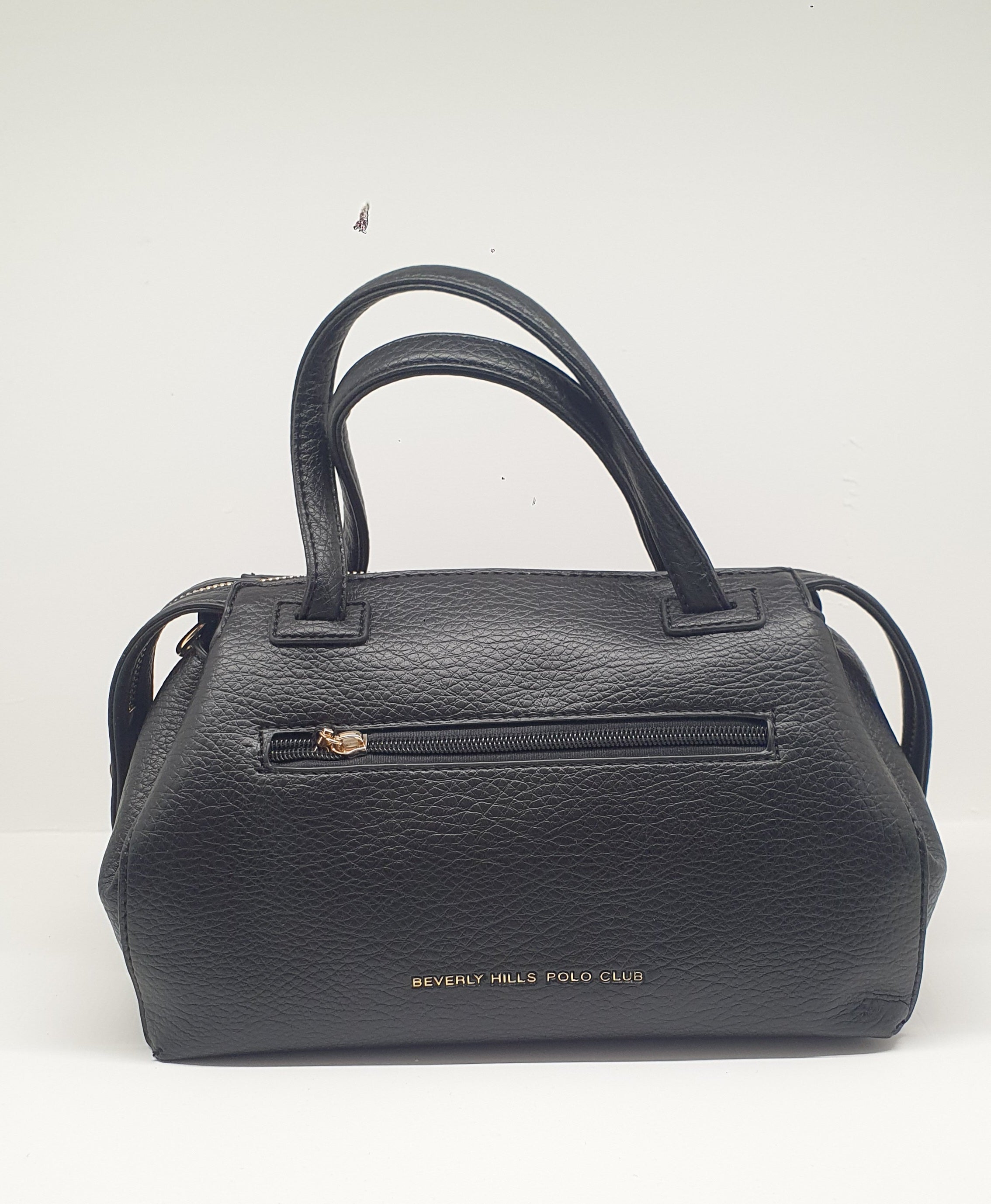 borsa donna beverly hills polo club bh-4222 blu navy/ nero /cuoio