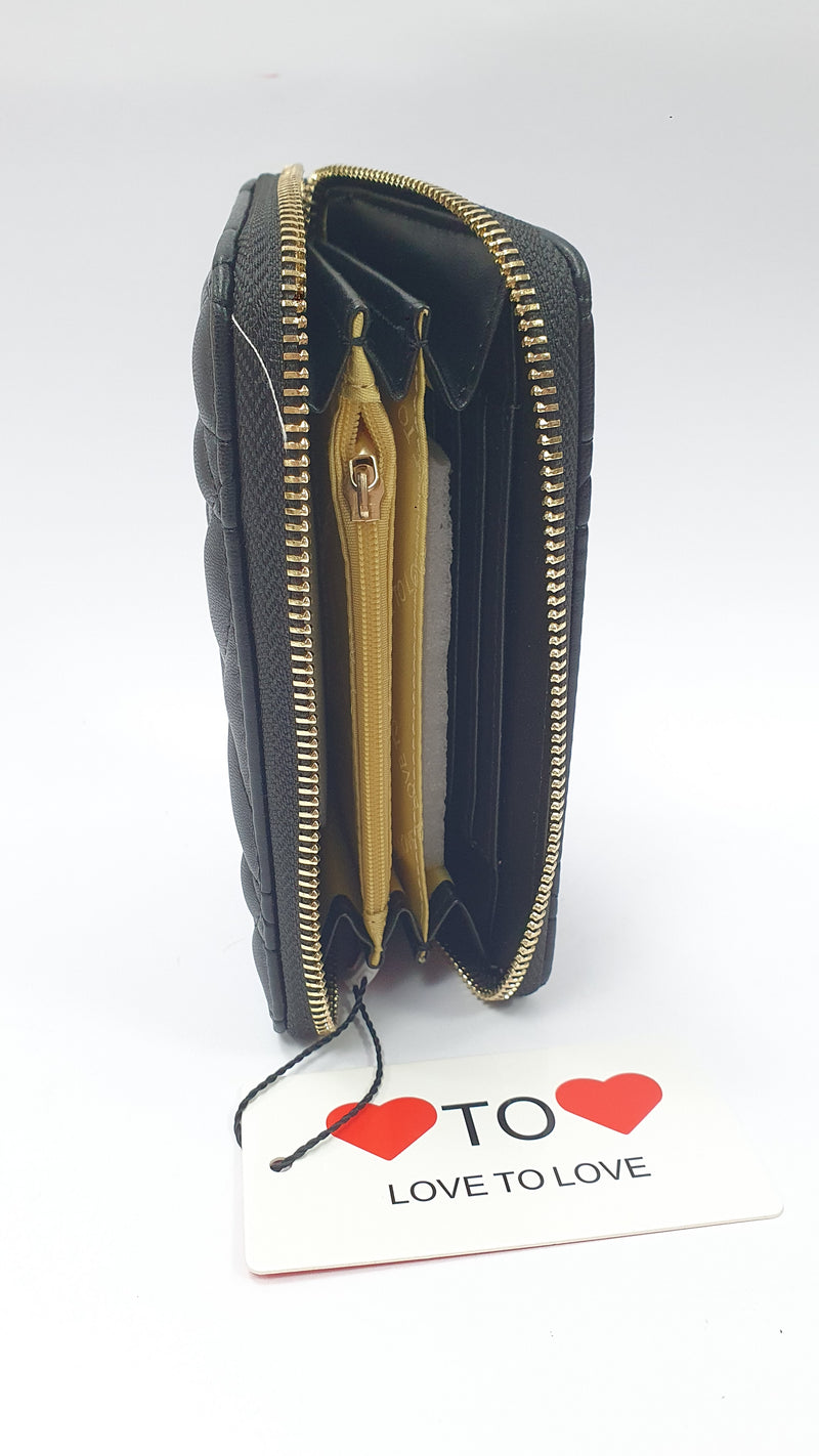 Portafoglio piccolo donna di love to love lo-444 nero / bianco