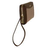 Portafoglio zip L bree di camomilla milano verde/ rosa/ nero