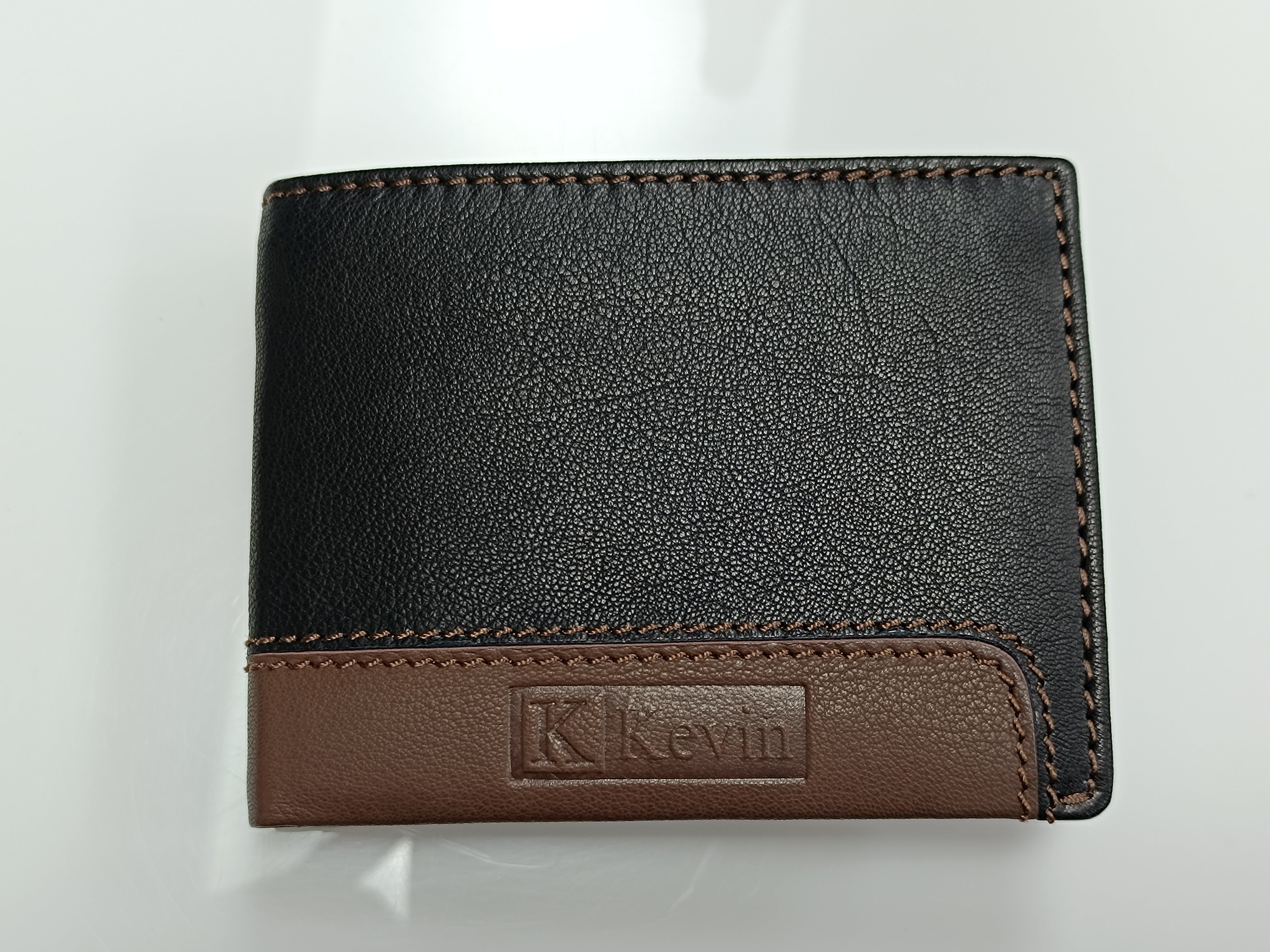 KEVIN portafoglio uomo NERO/MARRONE