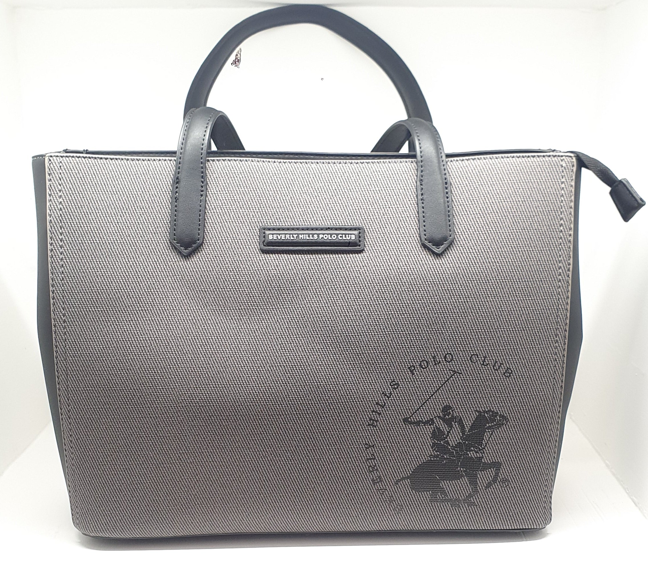 Borsa donna beverly hills polo club bh-4210 nero / cuoio
