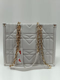 Borsa donna love to love LO440 cipria/ bianco