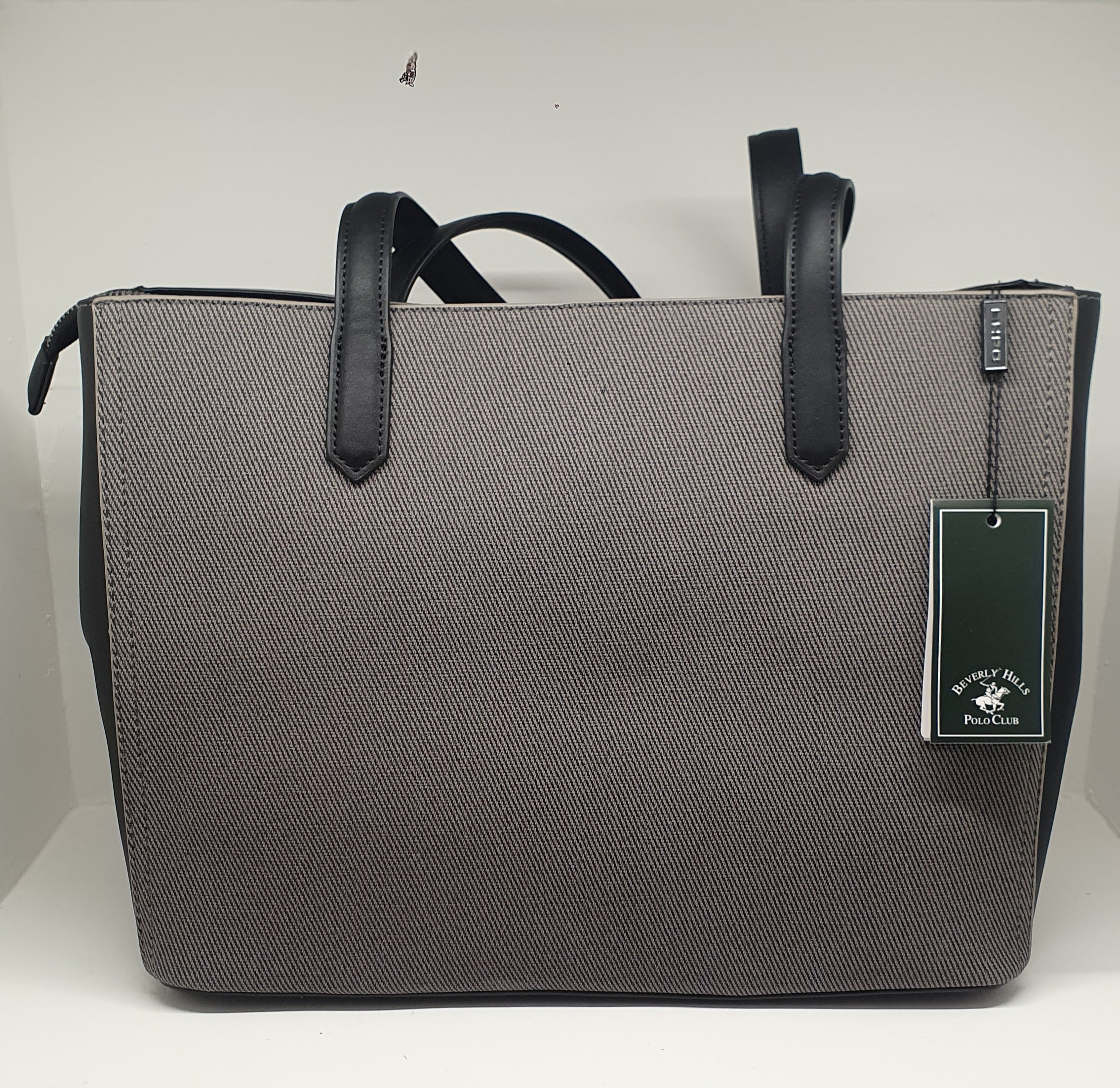 Borsa donna beverly hills polo club bh-4210 nero / cuoio