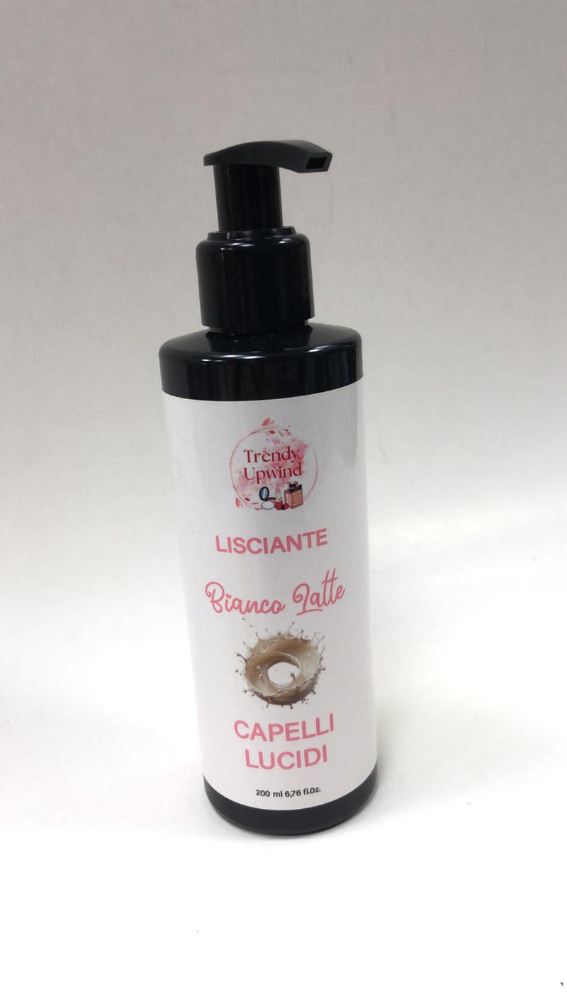 Lisciante capelli lucidi di trendy upwind bianco latte/ cocco e vaniglia 200ml