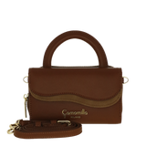 Borsa portafoglio emma di camomilla milano marrone/ off white