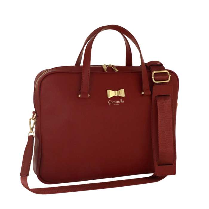 Porta pc easy nice office di camomilla Milano taupe/ nero/ rosso/ rosa