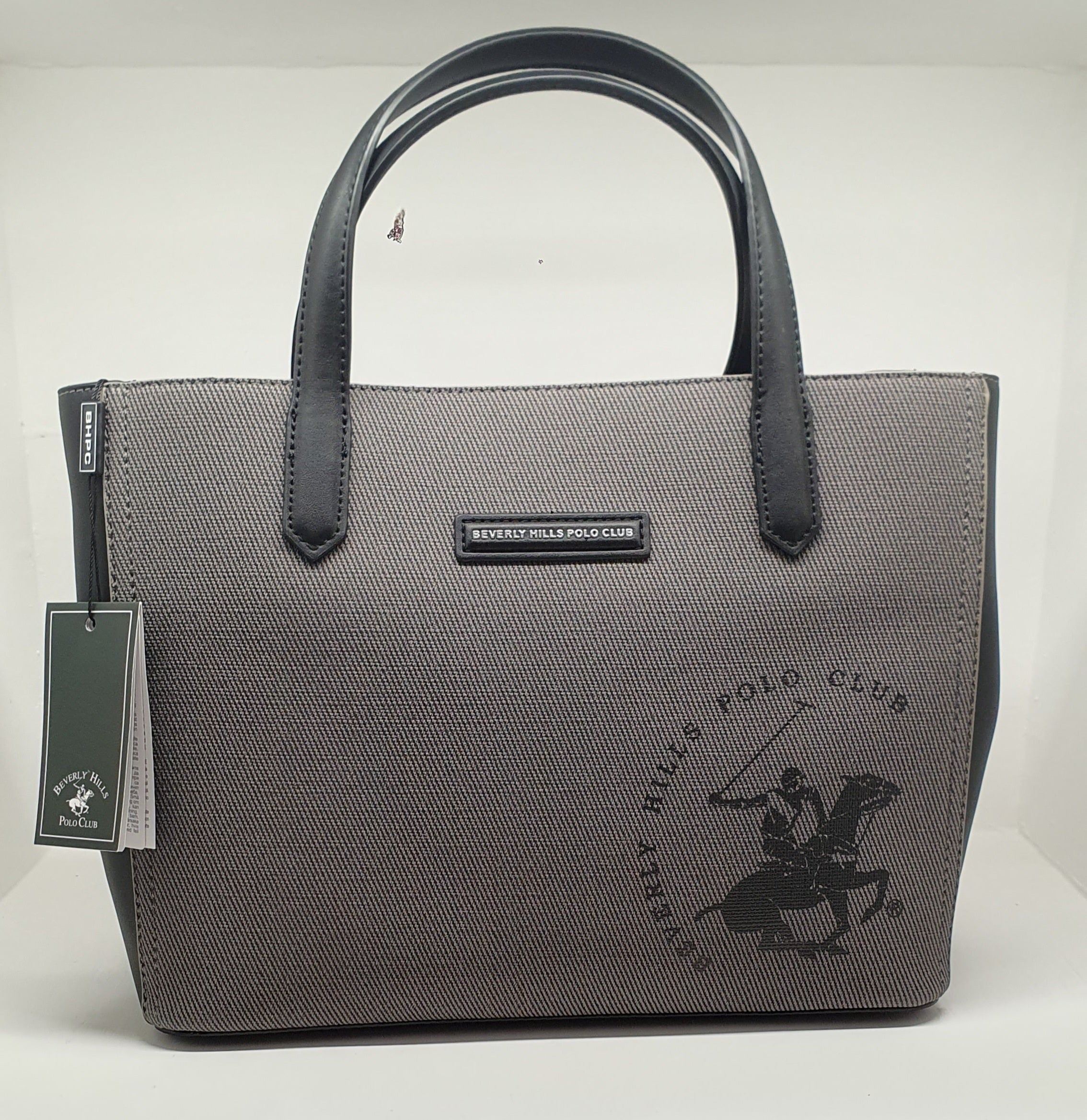 borsa donna beverly hills polo club bh-4211 beige/ nero