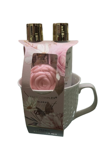Face complex cofanetto regalo con tazza floreal bouquet