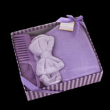Set da bagno camomilla Milano a tinta unita cod.64148 rosa/ lilla/ azzurro/ marrone