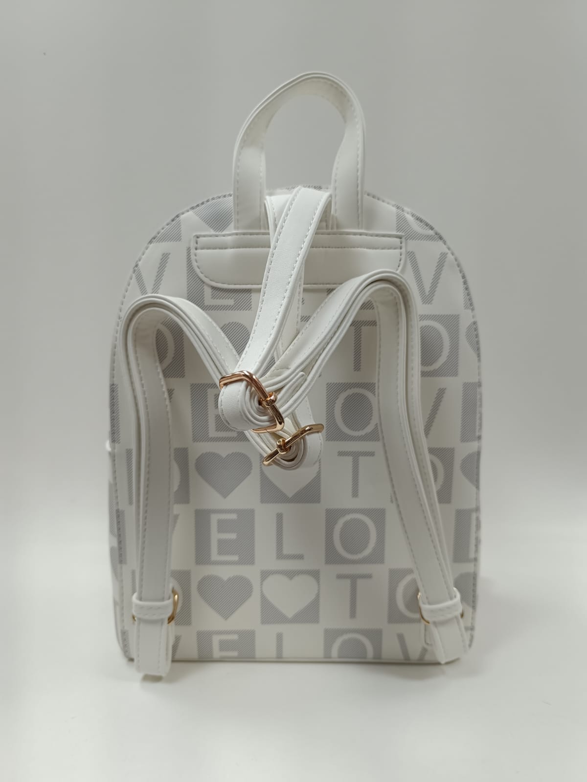 Zaino donna love to love LO453 bianco/ azzurro