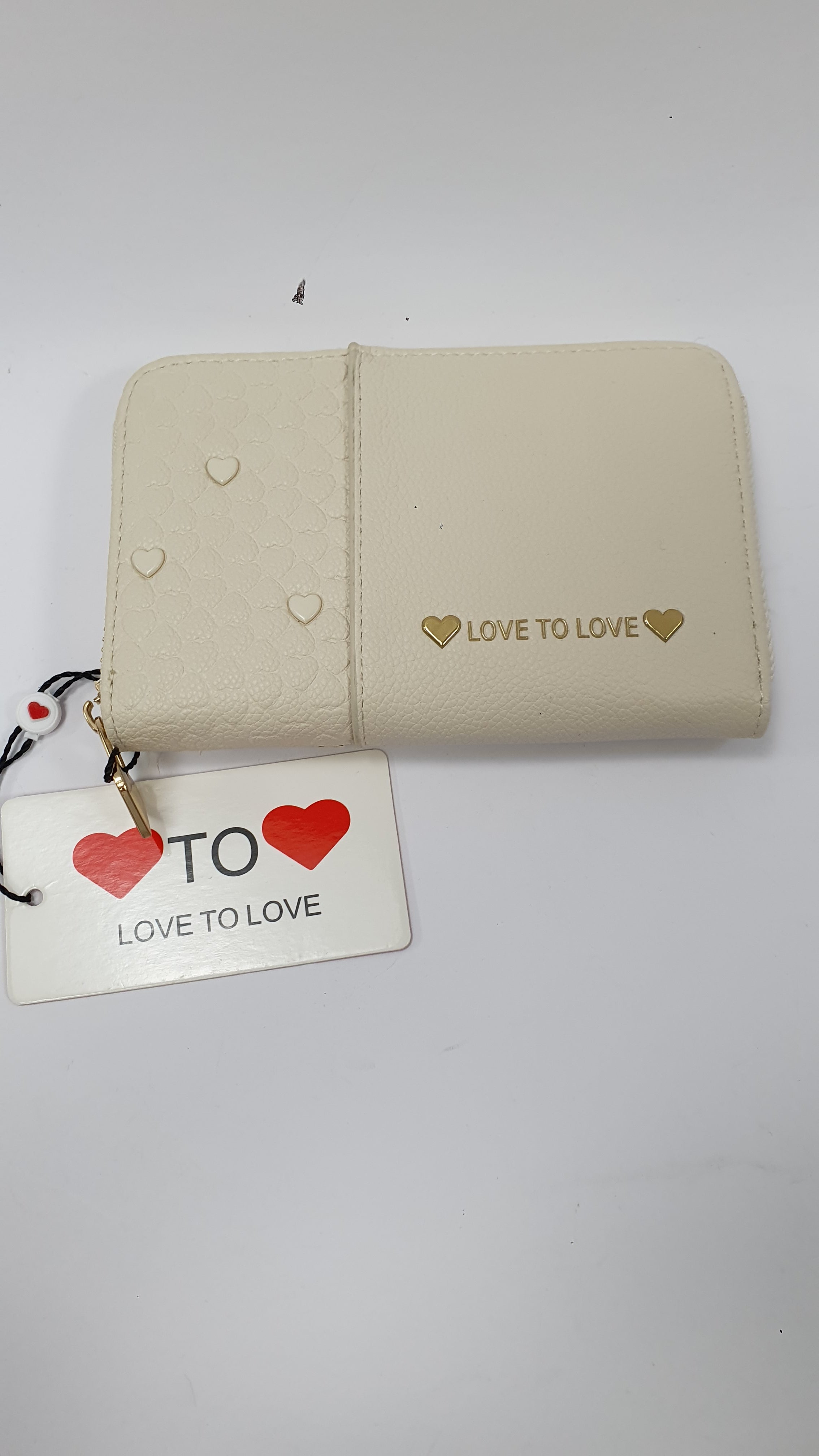 Portafoglio donna piccolo love to love lo-134 beige