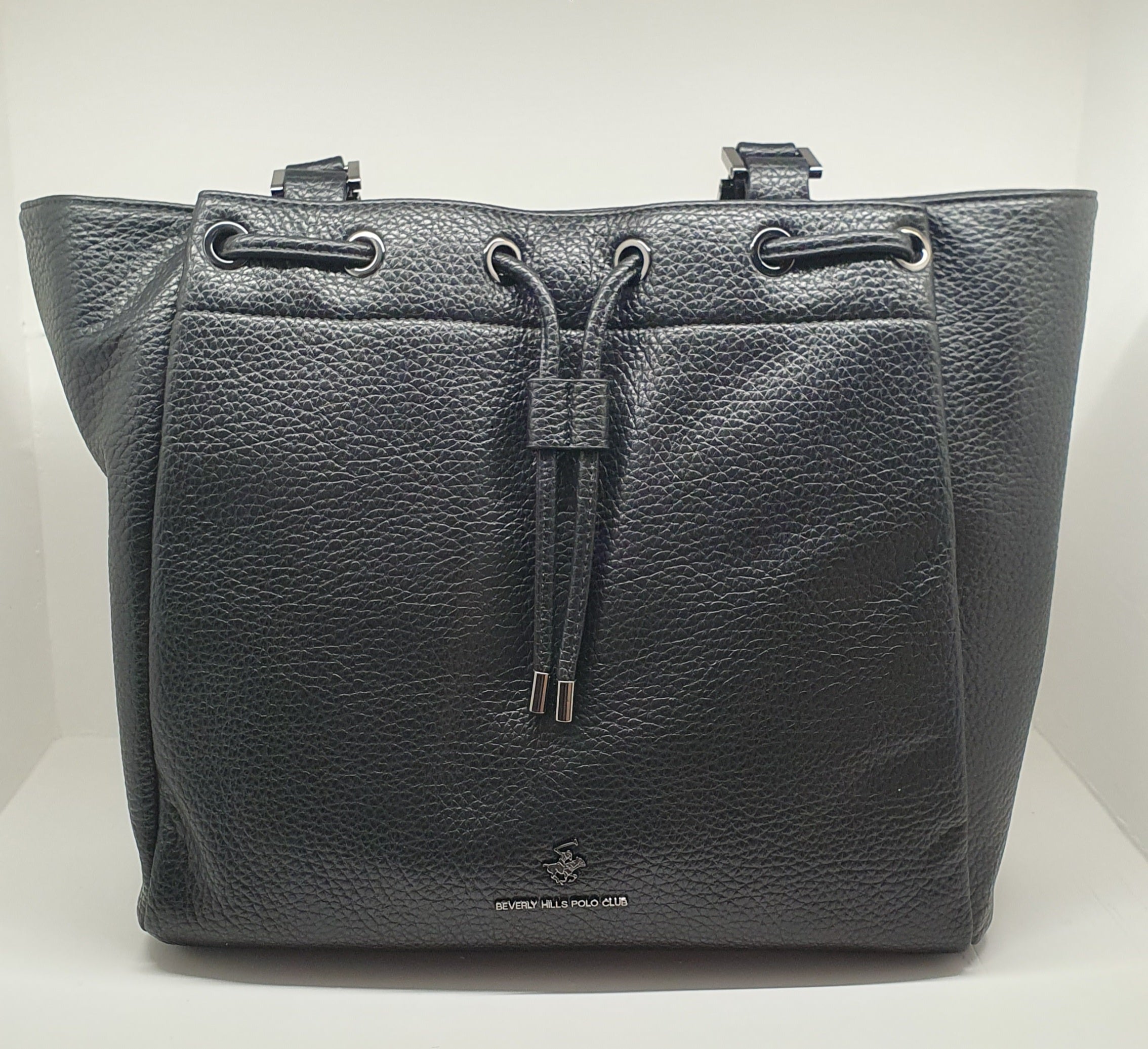 borsa donna beverly hills polo club bh-4290 dark brown/nero