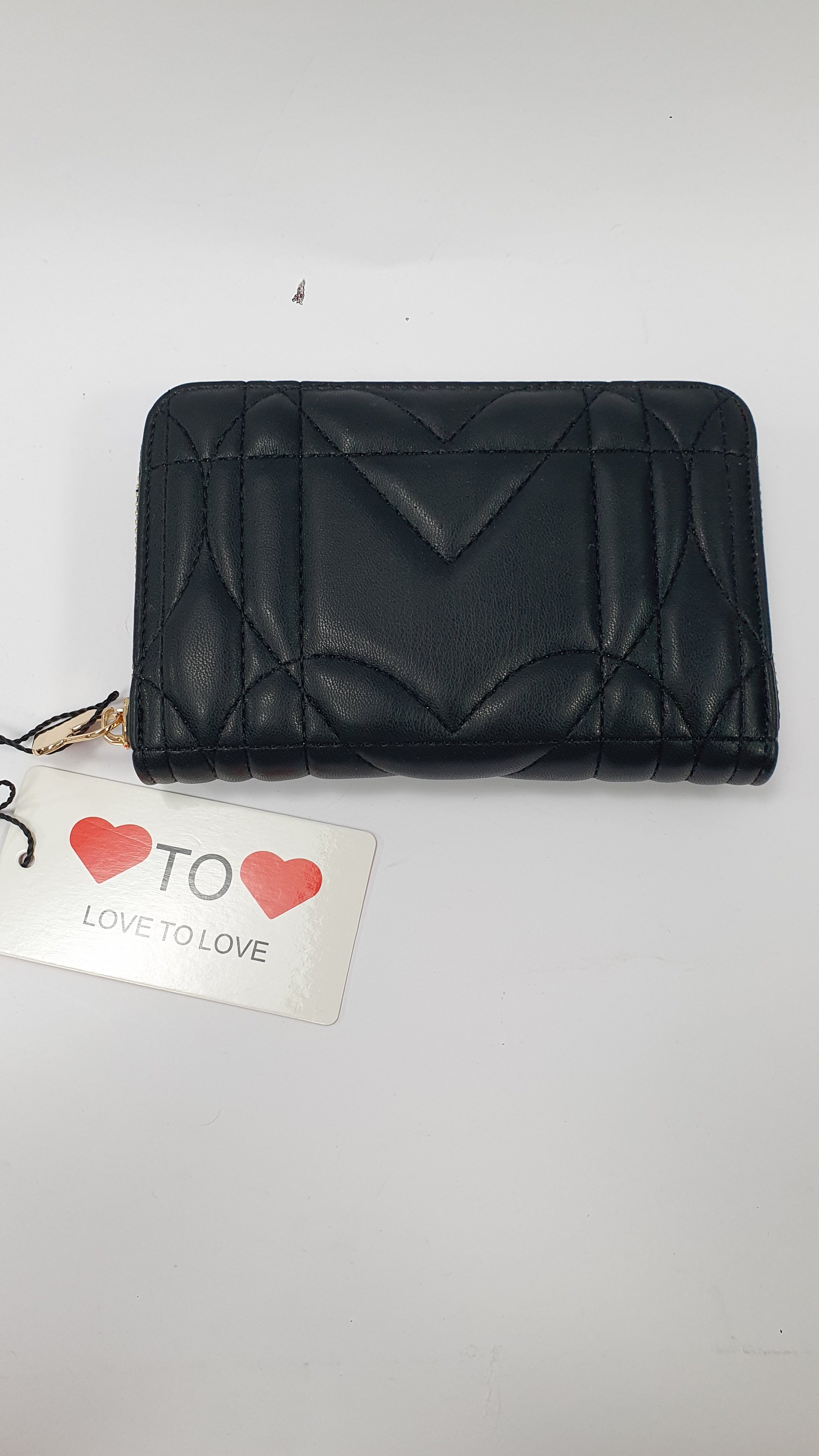 Portafoglio piccolo donna di love to love lo-444 nero / bianco