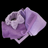 Set da bagno camomilla Milano a tinta unita cod.64148 rosa/ lilla/ azzurro/ marrone