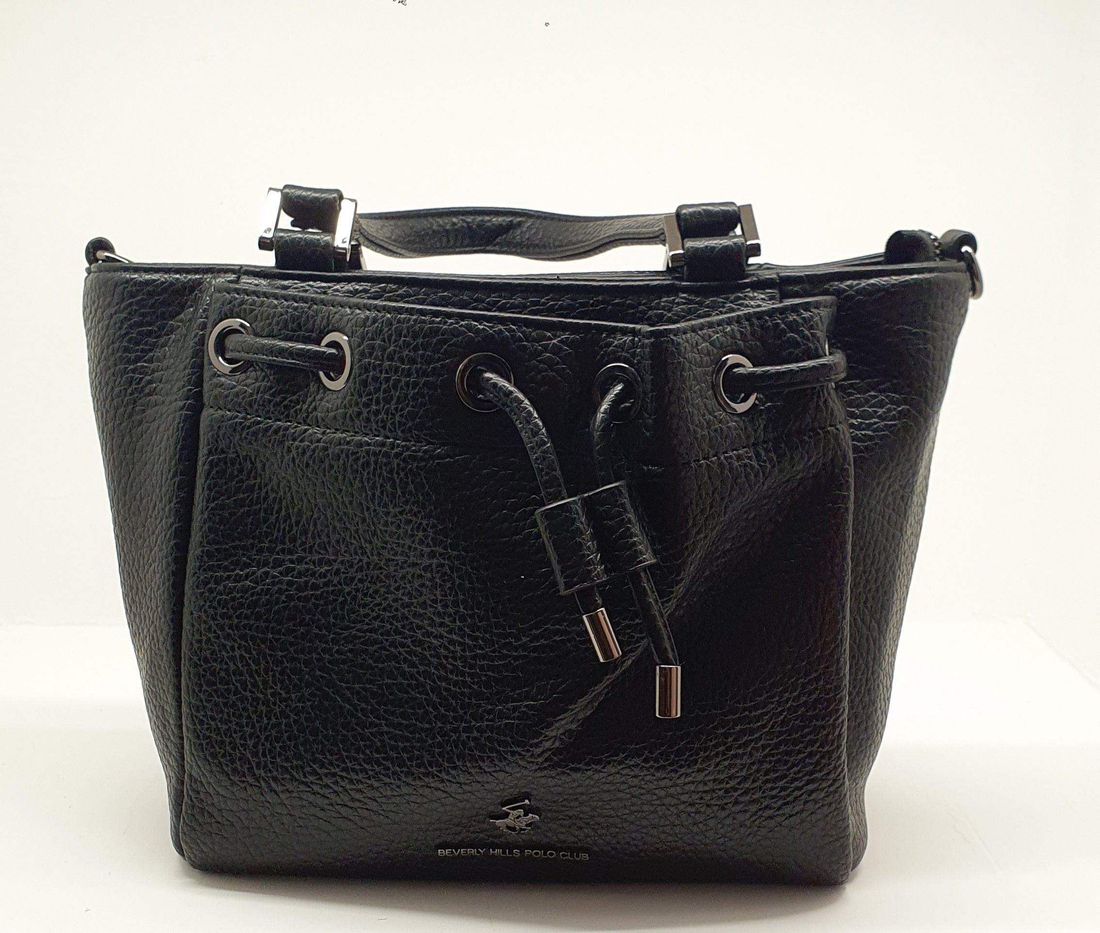 beverly hills polo club borsa donna bh-4293 dark brown/nero