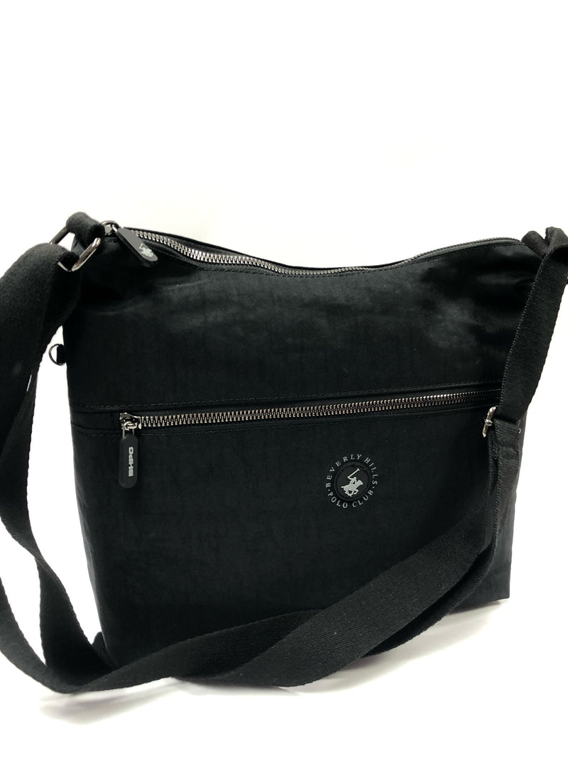 Borsa donna di beverly hills polo club bh-3958 beige/ blu/ nero