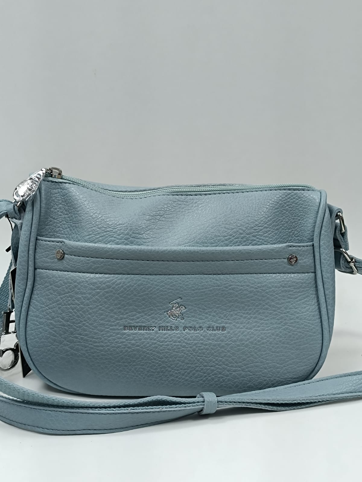 Borsa donna a tracolla di beverly hills polo club BH-3736 cipria/ nero/ panna/bianco/ lilla/blu/ celeste/ ocra