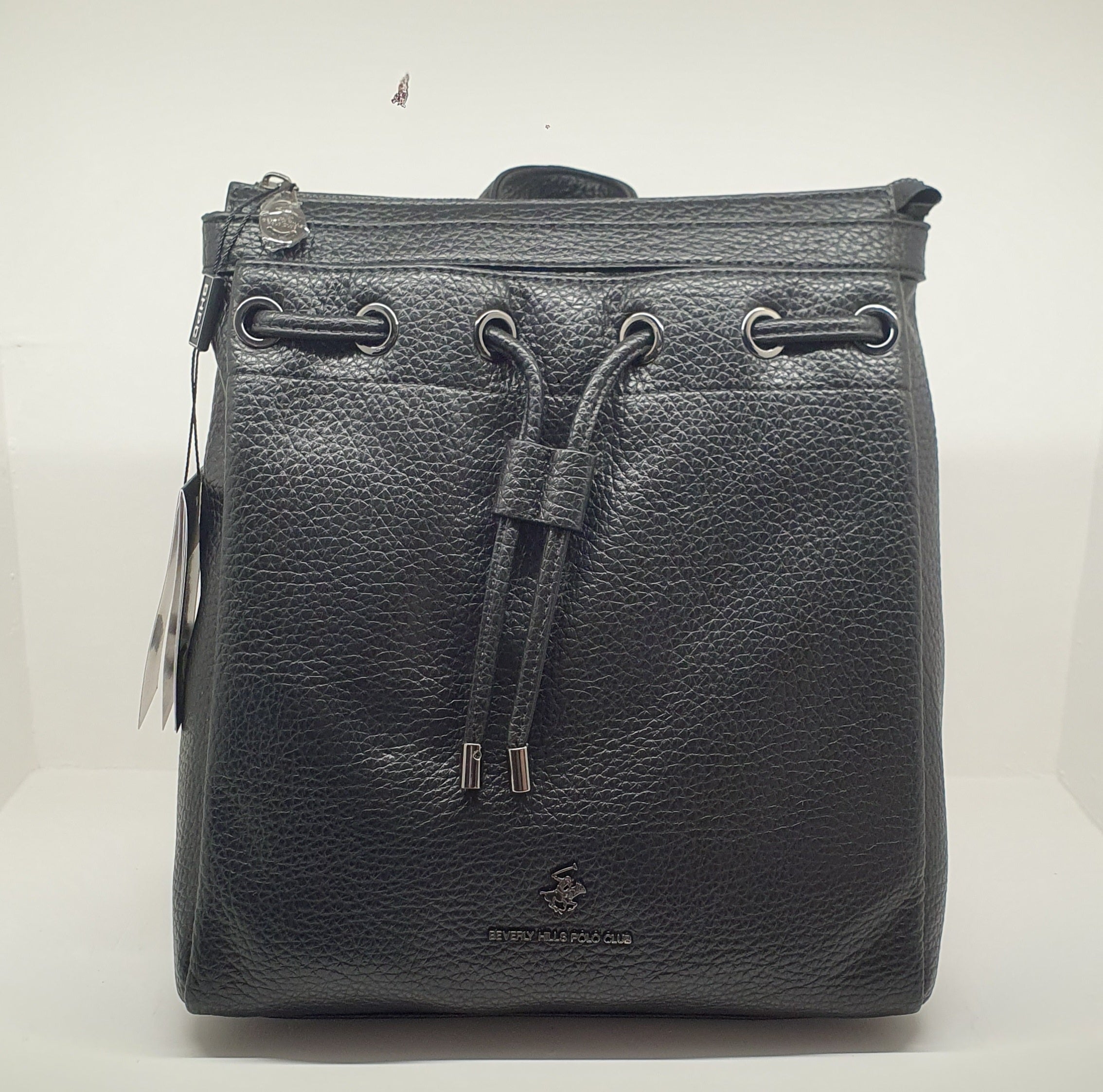 zaino donna beverly hills polo club bh-4292 marrrone scuro/nero