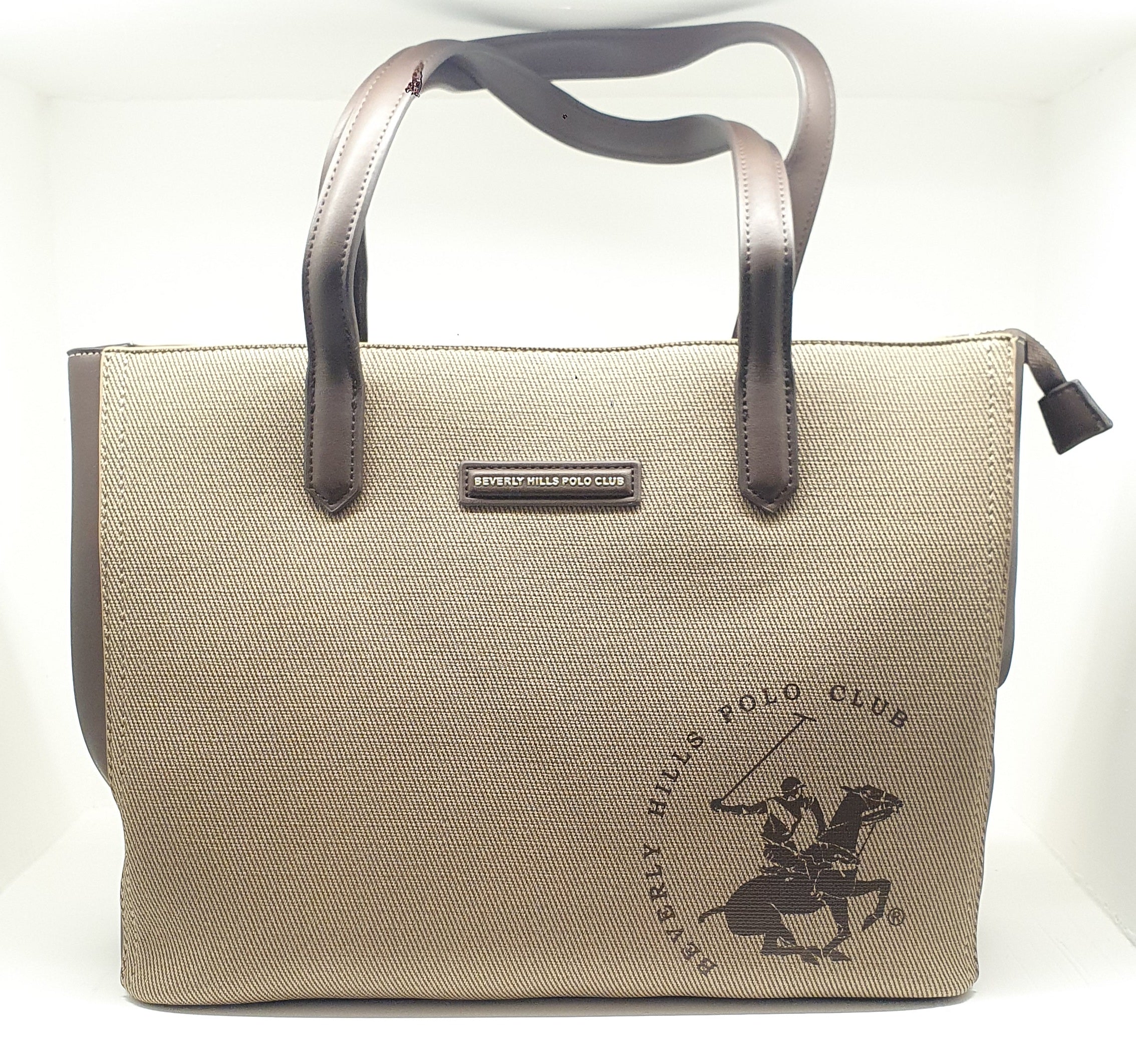 Borsa donna beverly hills polo club bh-4210 nero / cuoio