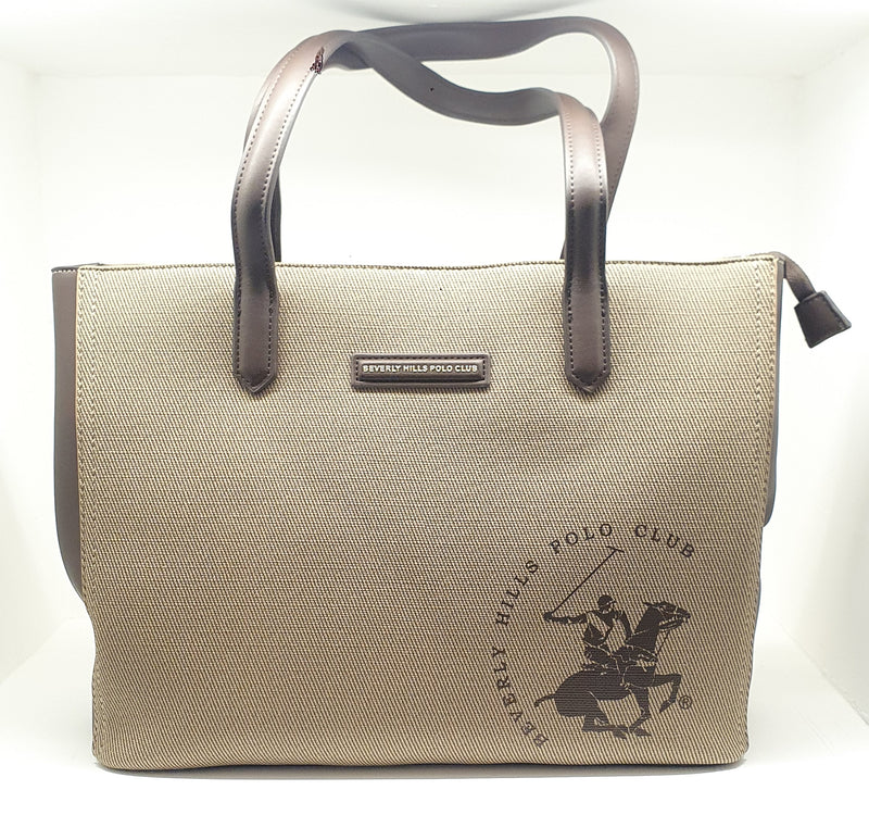 Borsa donna beverly hills polo club bh-4210 nero / cuoio