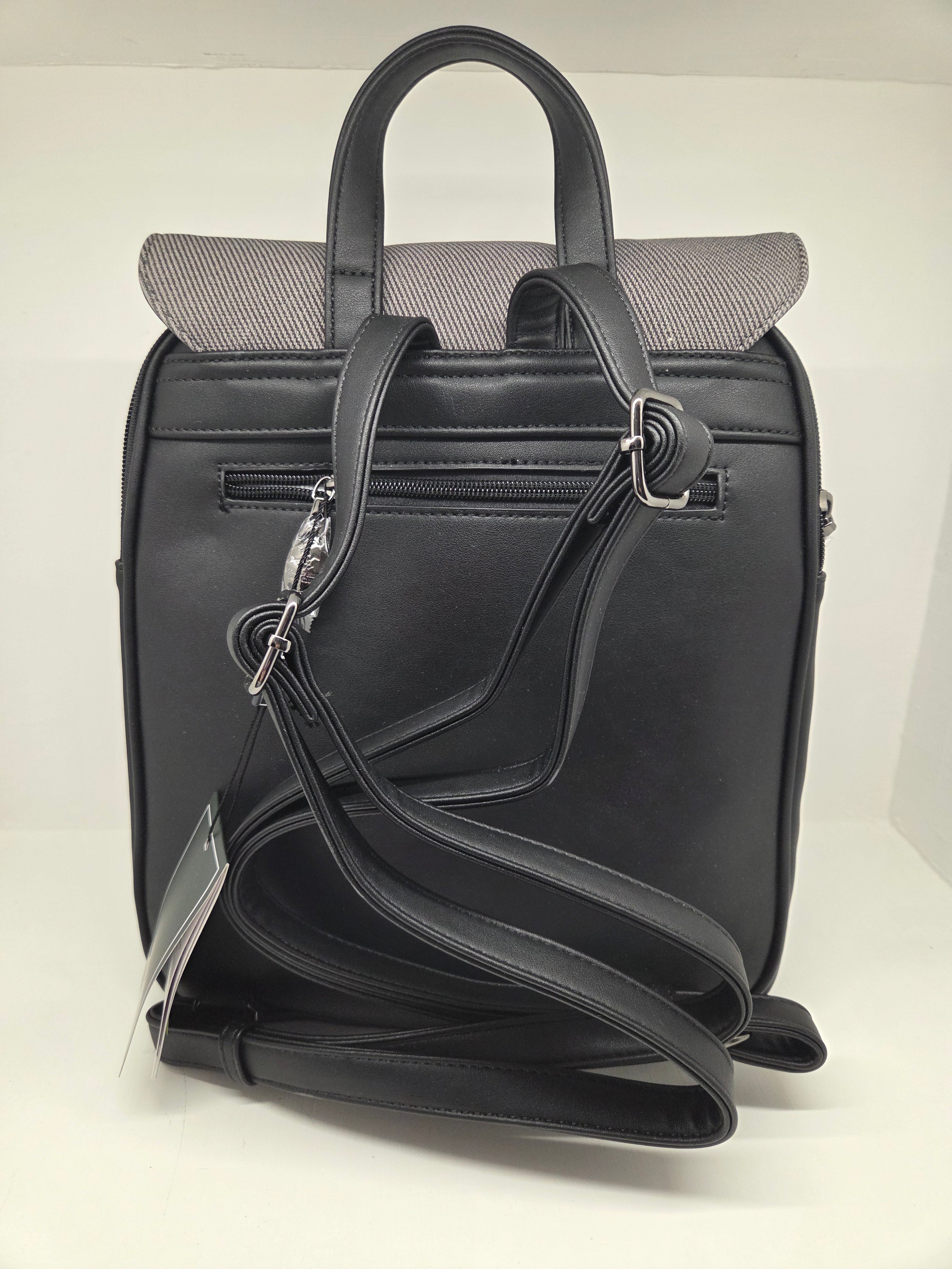 zaino donna beverly hills pilo club bh-4213 beige/ nero