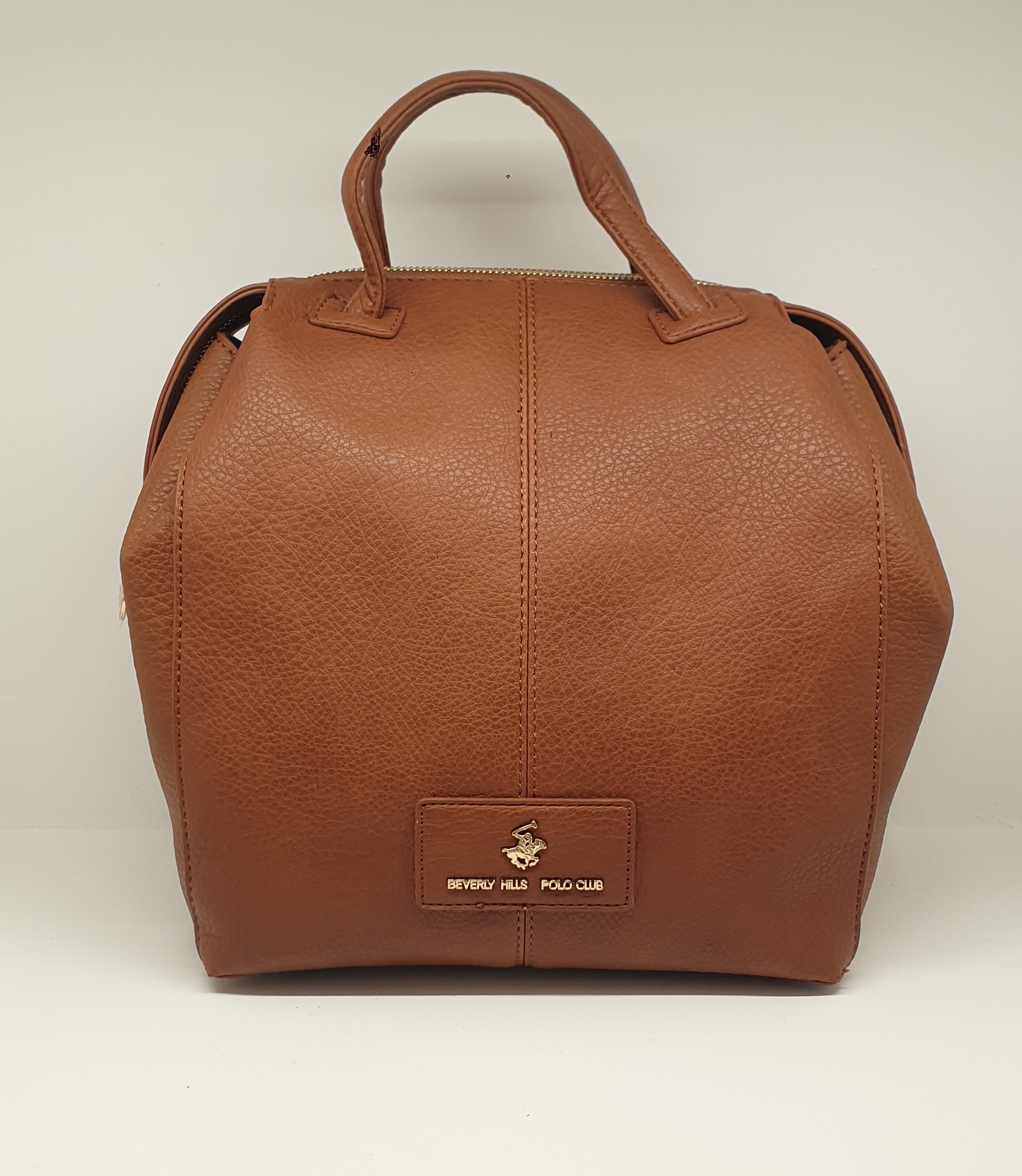 zaino odonna beverly hills polo clu bh-4223 blu navy/nero/ cuoio