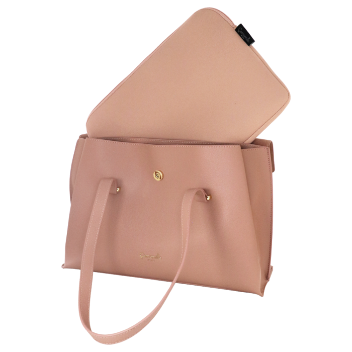Borsa spalla porta pc nice  office rosso/ nero/ rosa/ taupe