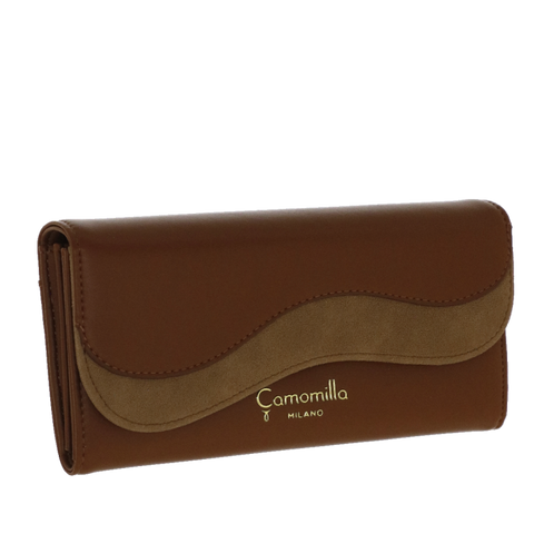 Portafoglio L emma di camomilla Milano marrone/off white