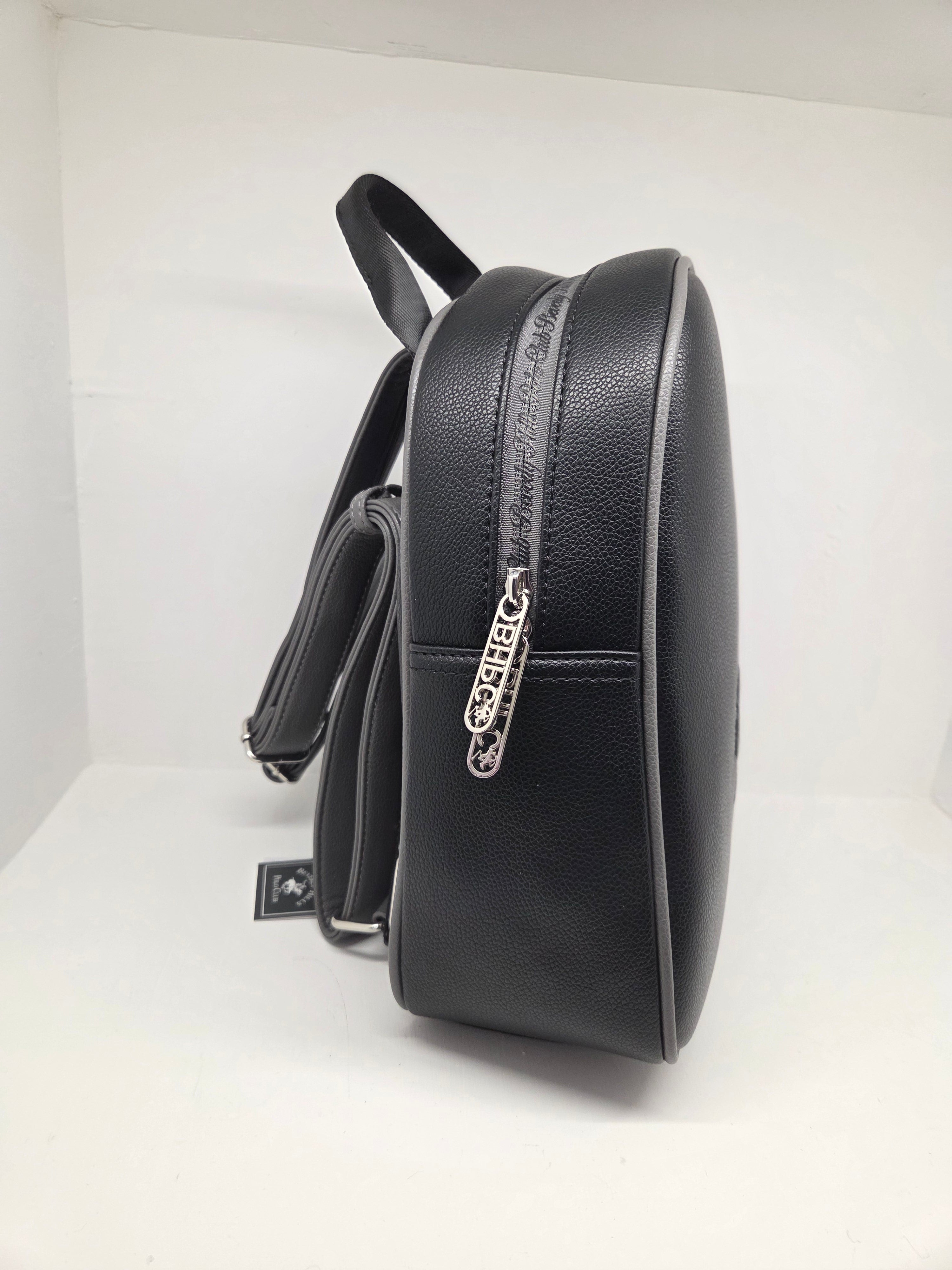 beverly hills polo club zaino donna bh-4262 aubergine/nero