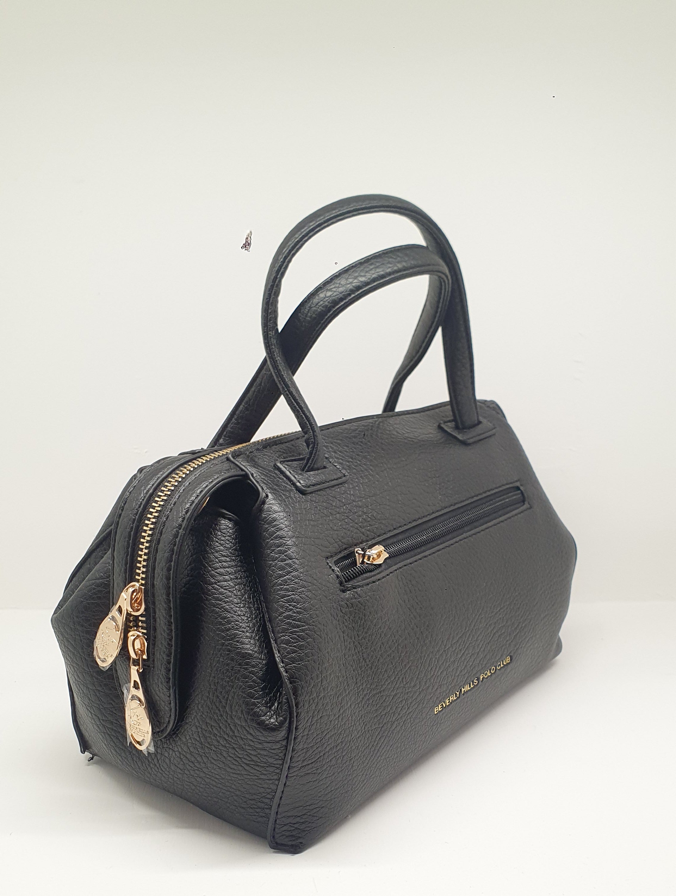 borsa donna beverly hills polo club bh-4222 blu navy/ nero /cuoio