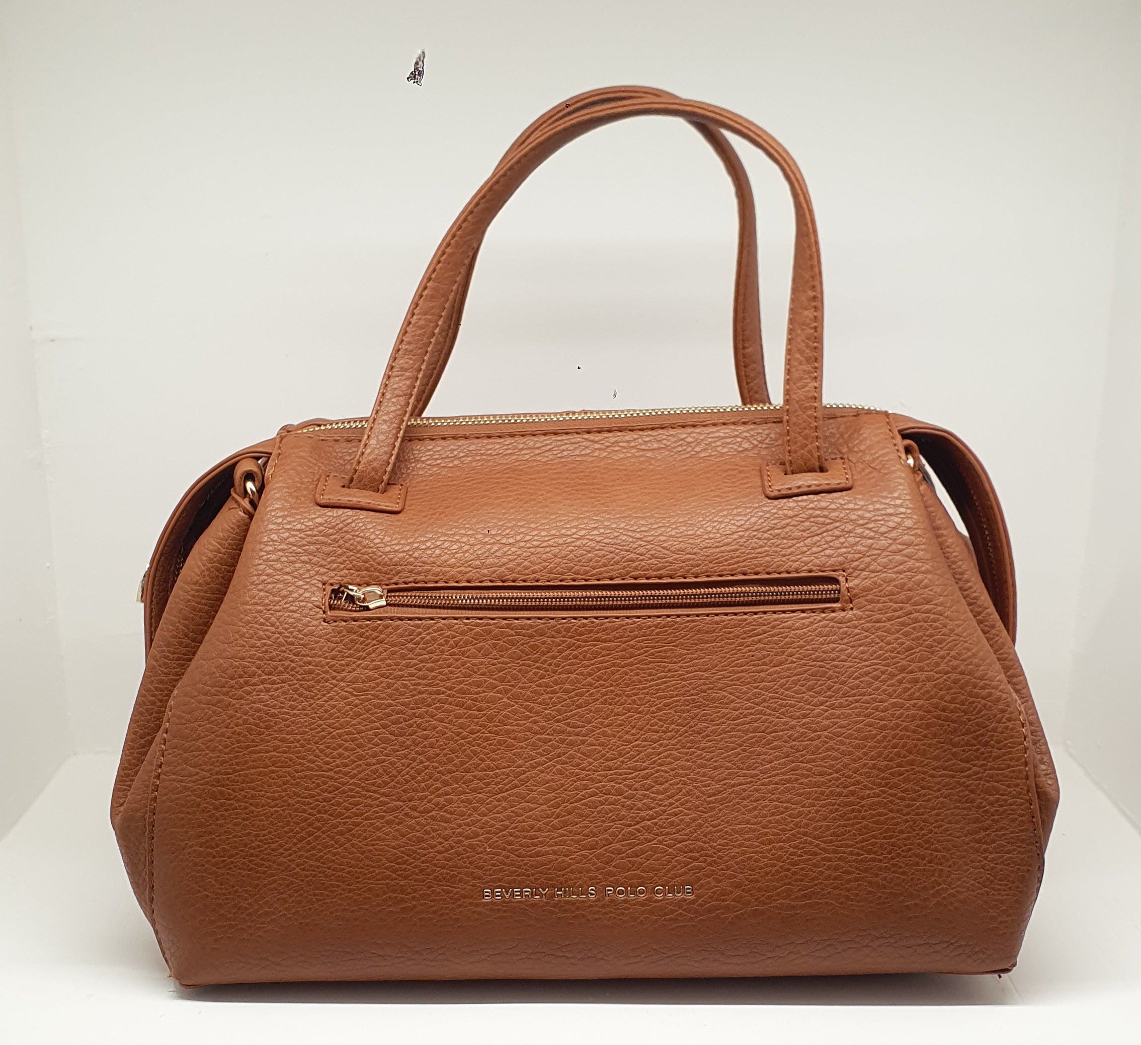 borsa donna beverly hills polo club bh-4221 blu navy/nero / cuoio