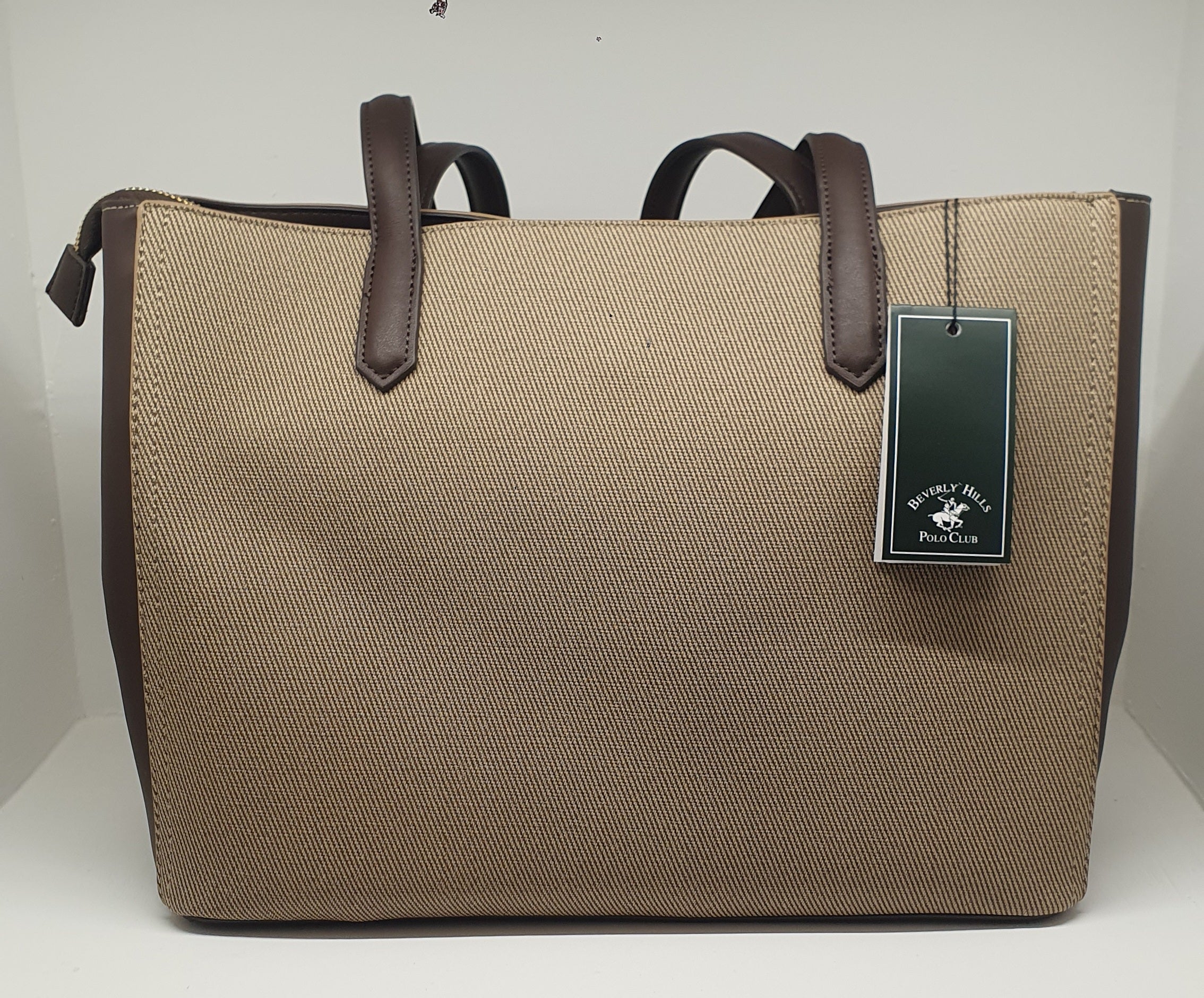 Borsa donna beverly hills polo club bh-4210 nero / cuoio
