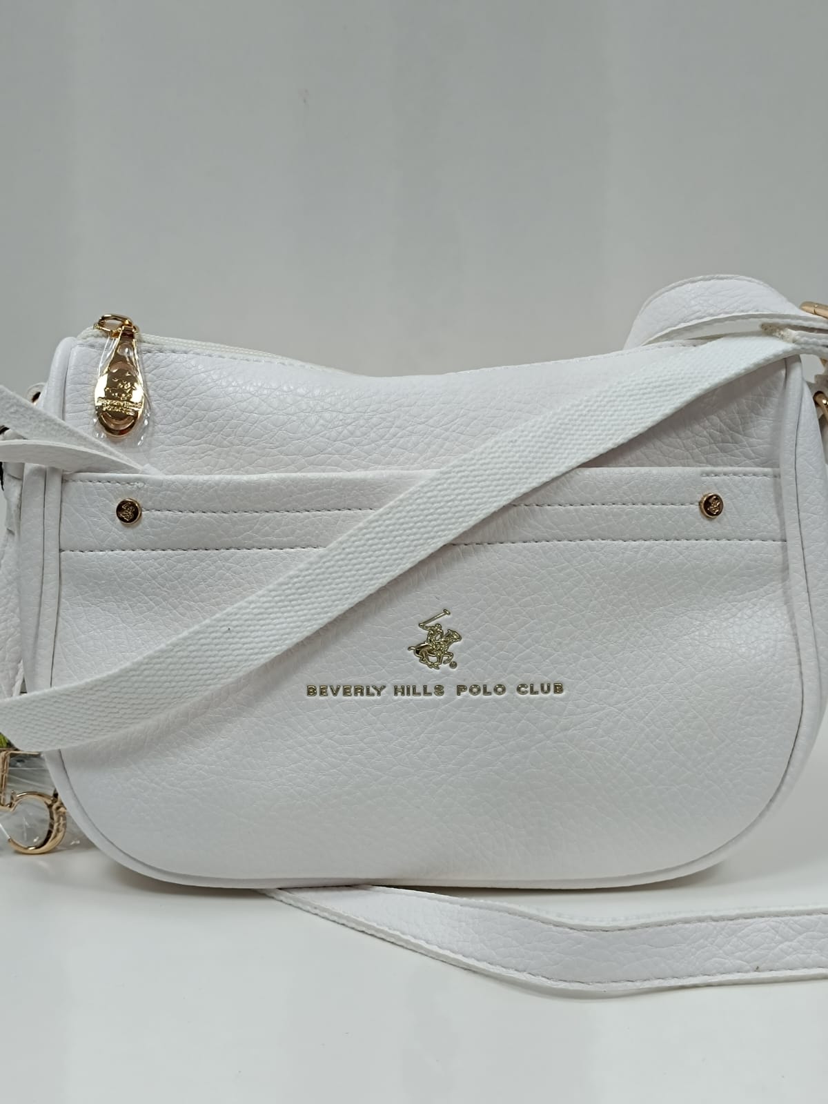 Borsa donna a tracolla di beverly hills polo club BH-3736 cipria/ nero/ panna/bianco/ lilla/blu/ celeste/ ocra