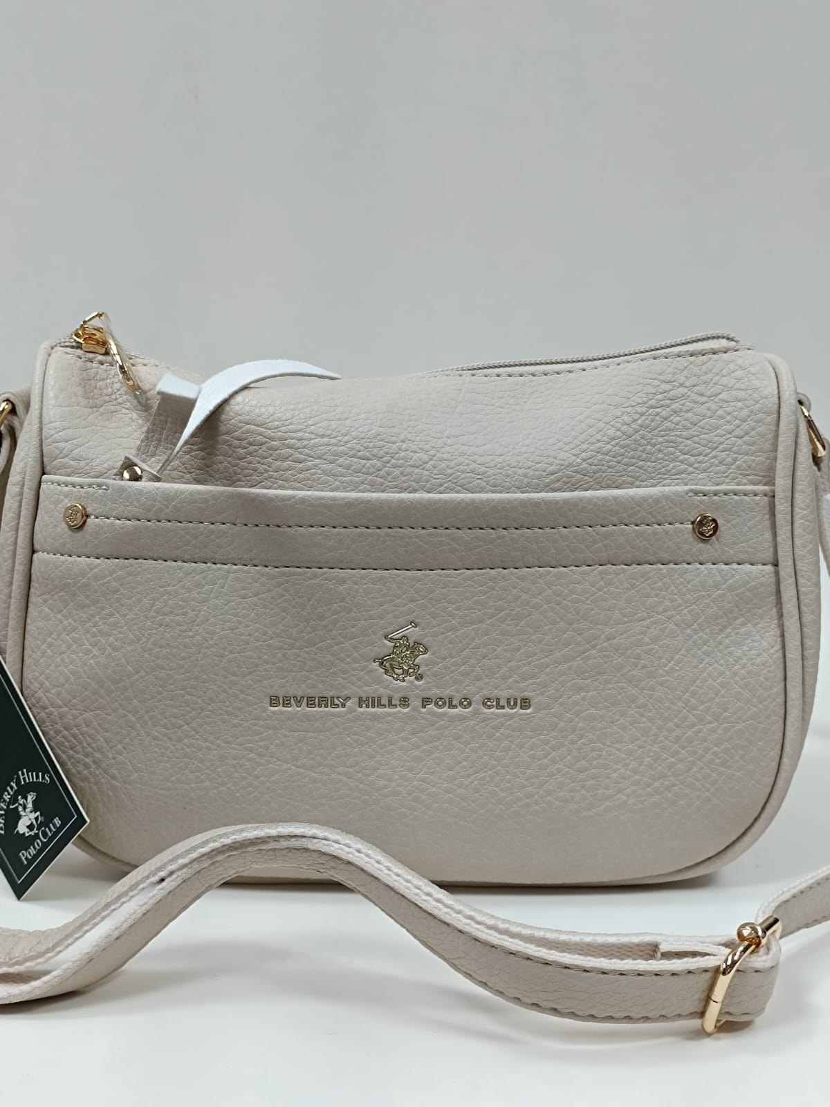 Borsa donna a tracolla di beverly hills polo club BH-3736 cipria/ nero/ panna/bianco/ lilla/blu/ celeste/ ocra