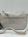 Borsa donna a tracolla di beverly hills polo club BH-3736 cipria/ nero/ panna/bianco/ lilla/blu/ celeste/ ocra