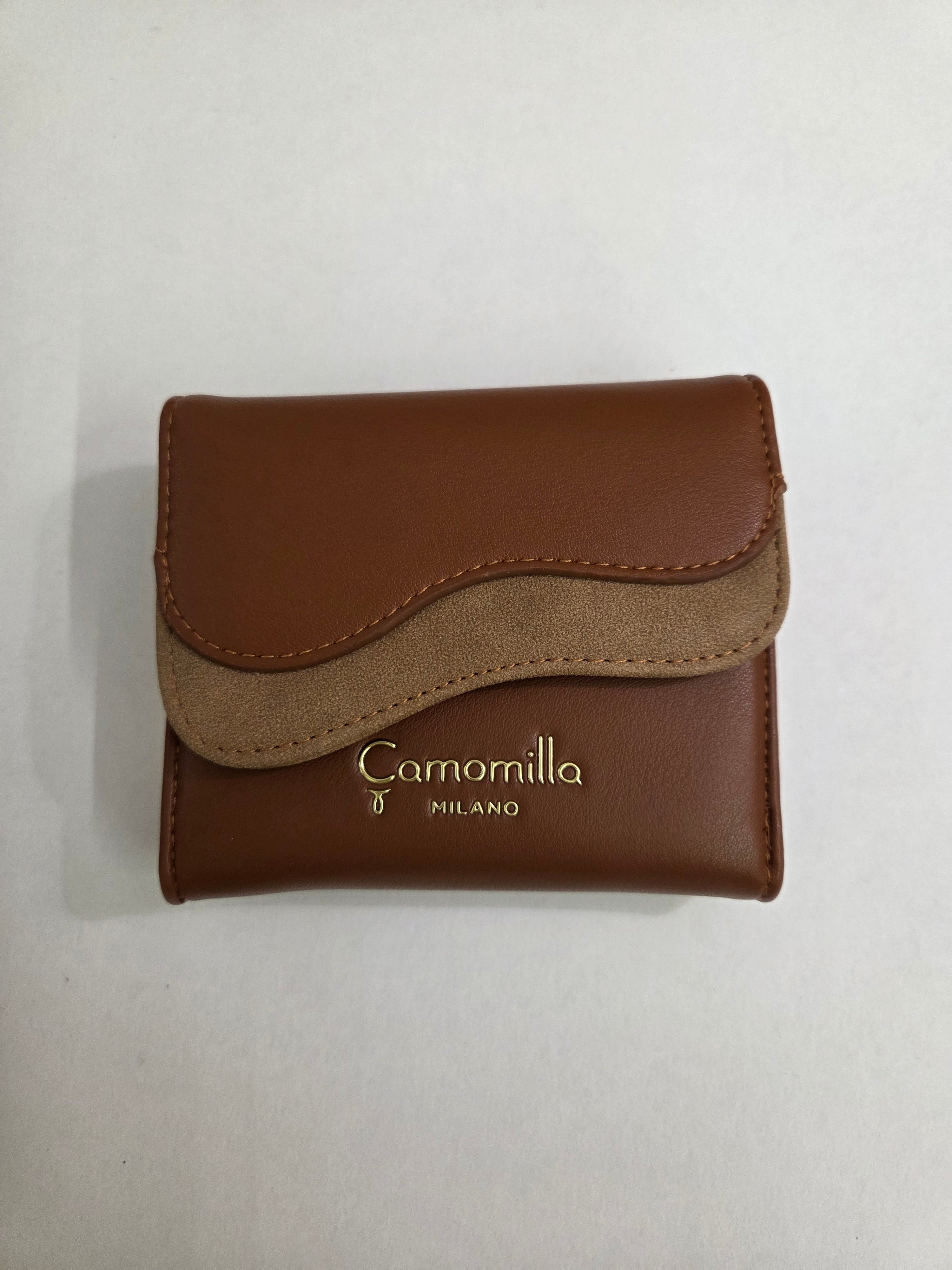 Portafoglio s emma di camomilla Milano marrone/ off white