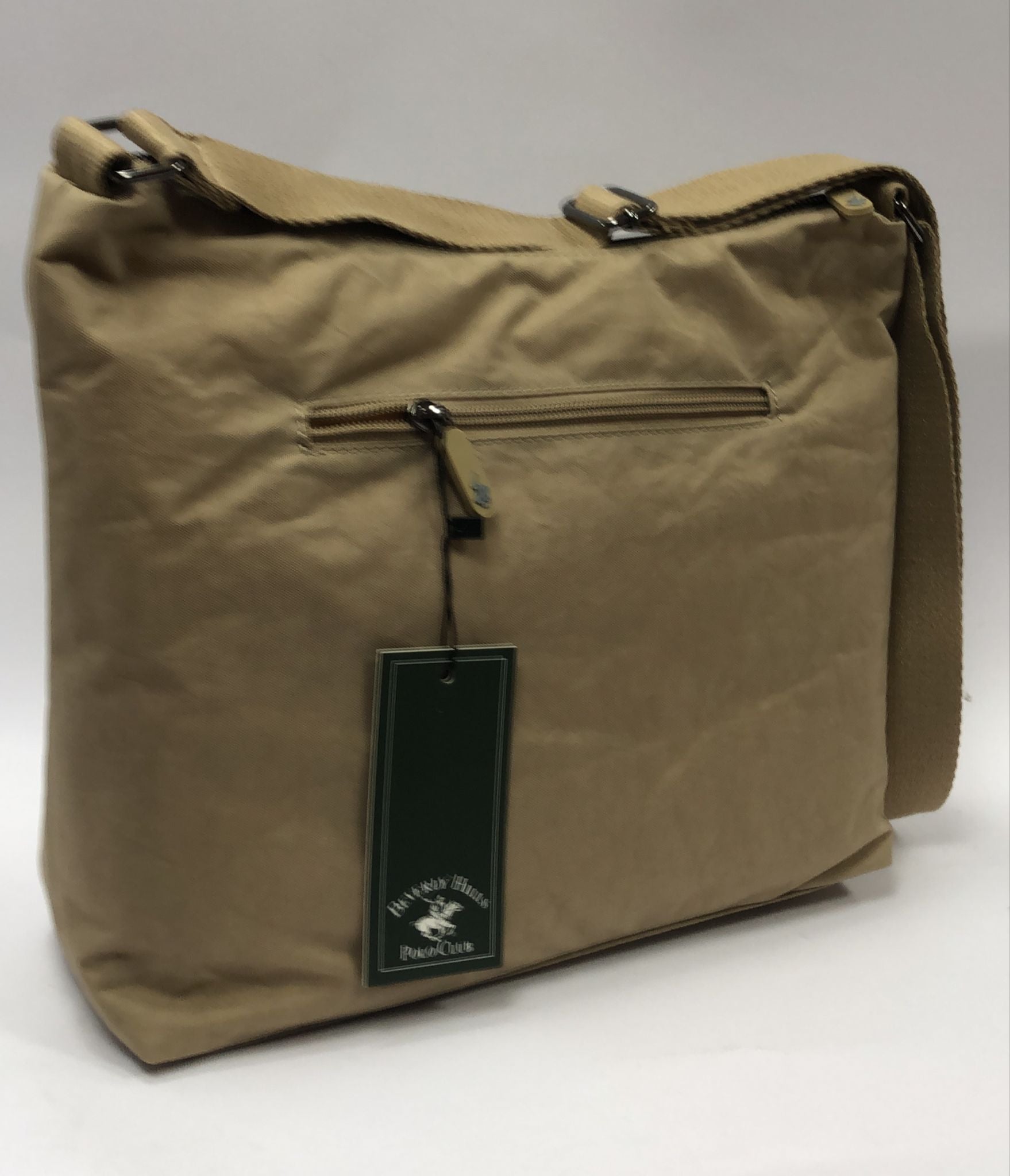 Borsa donna di beverly hills polo club bh-3958 beige/ blu/ nero