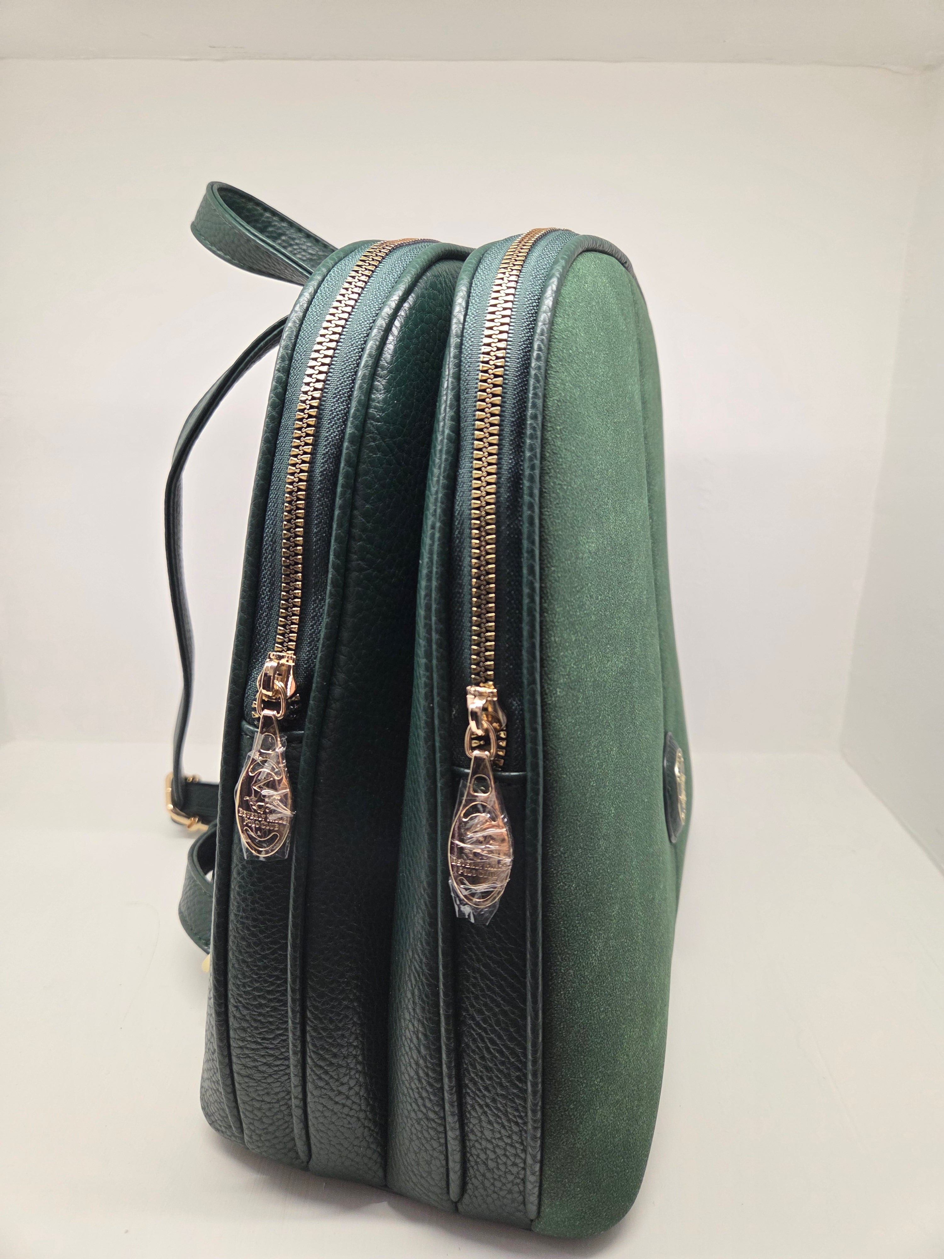 zaino donna beverly hills polo club bh-4322 dark brown/ verde