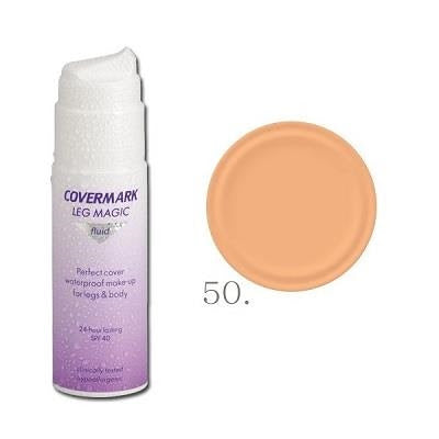 Covermark leg magic fluid spf 40 waterproof make-up per gambe e corpo 50/53/56/59/62/65