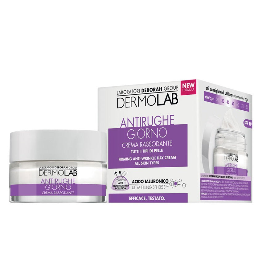 Dermolab Crema rassodante antirughe Giorno per tutti i tipi di pelle da 50ml