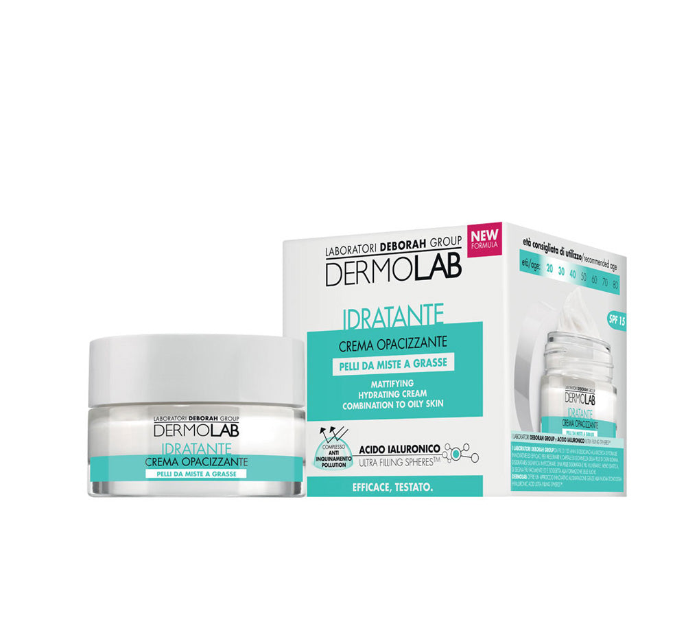 Dermolab crema idratante opacizzante per pelli da miste a grasse da 50ml